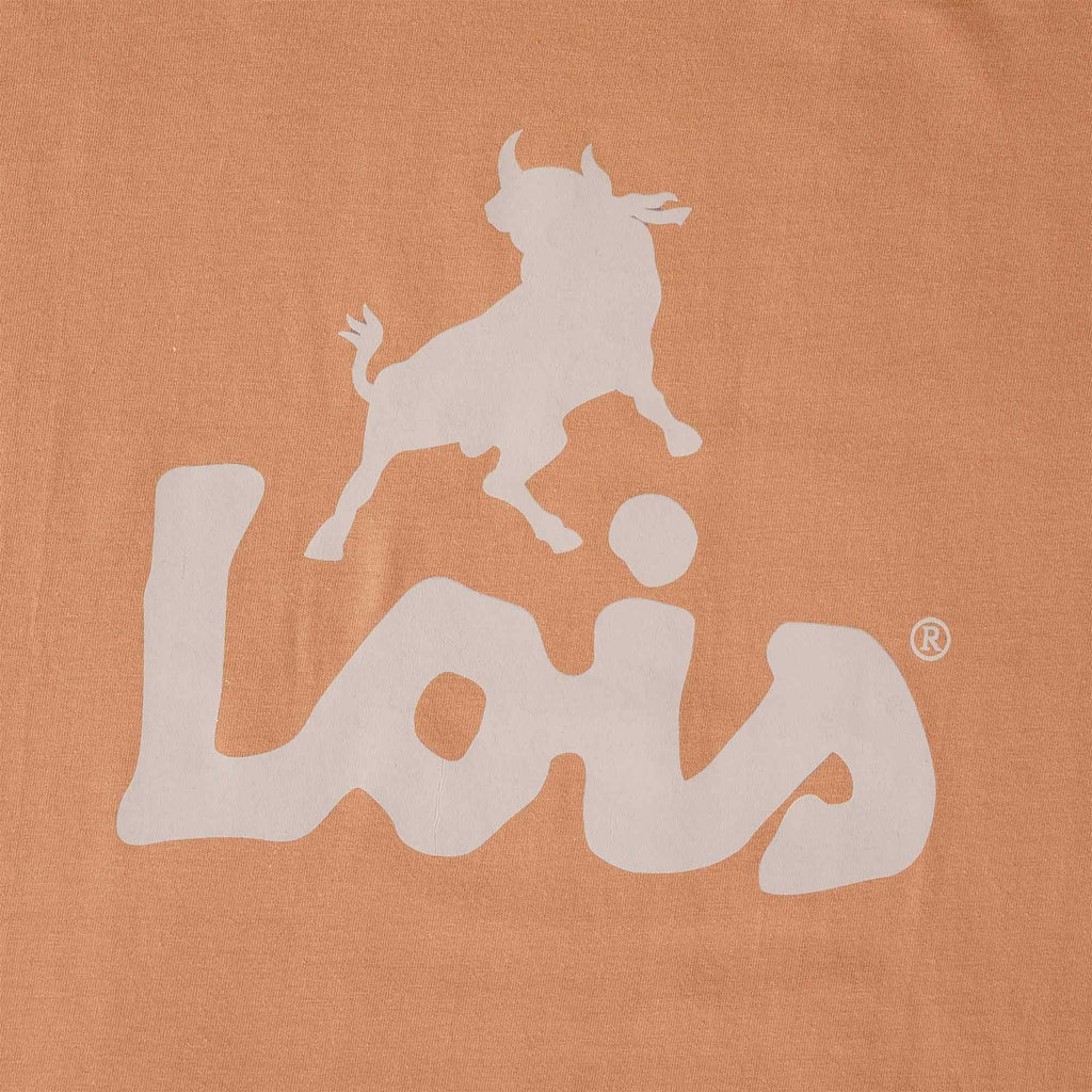 Lois Jeans New Baco Logo T-Shirt - Tangerine