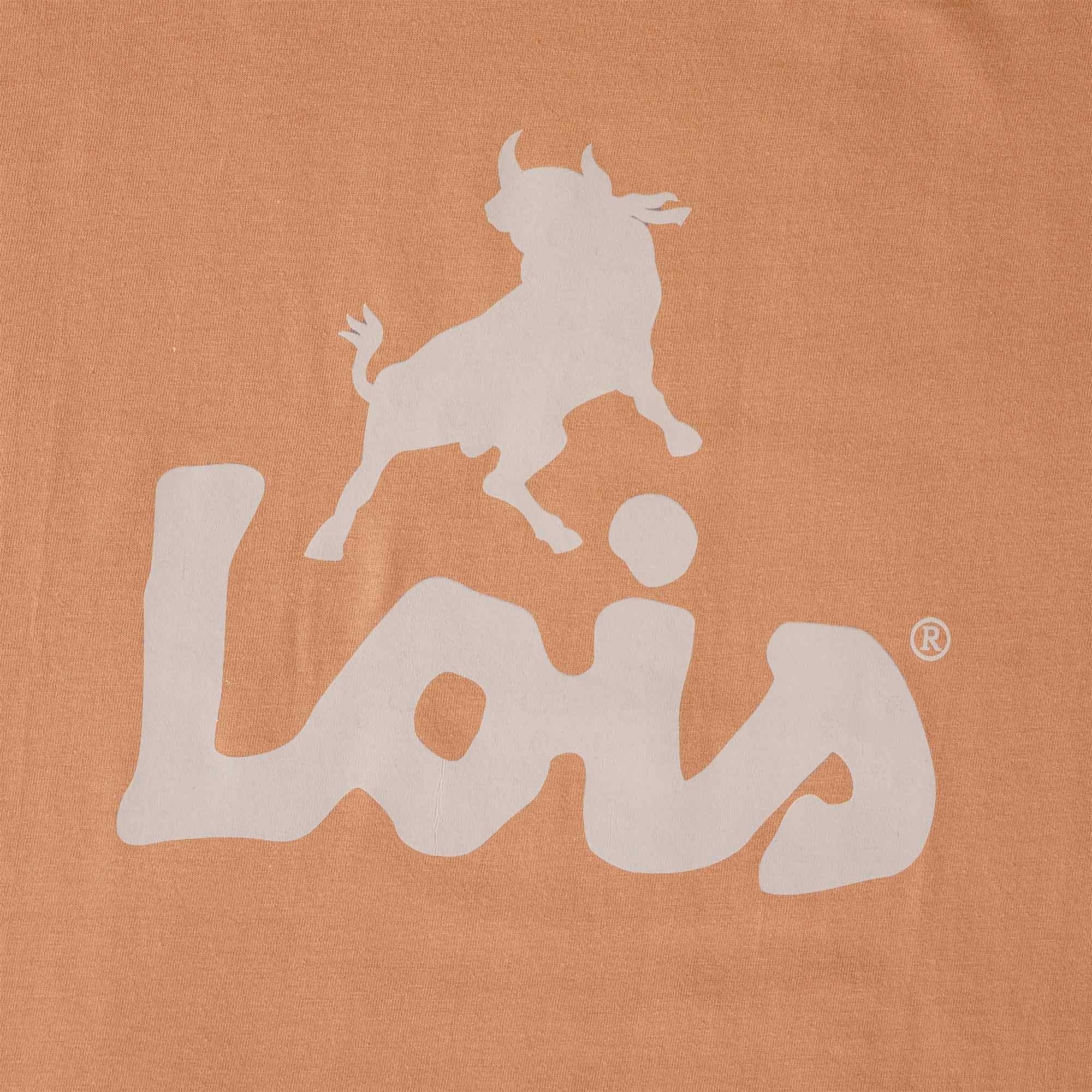 Lois Jeans New Baco Logo T-Shirt - Tangerine