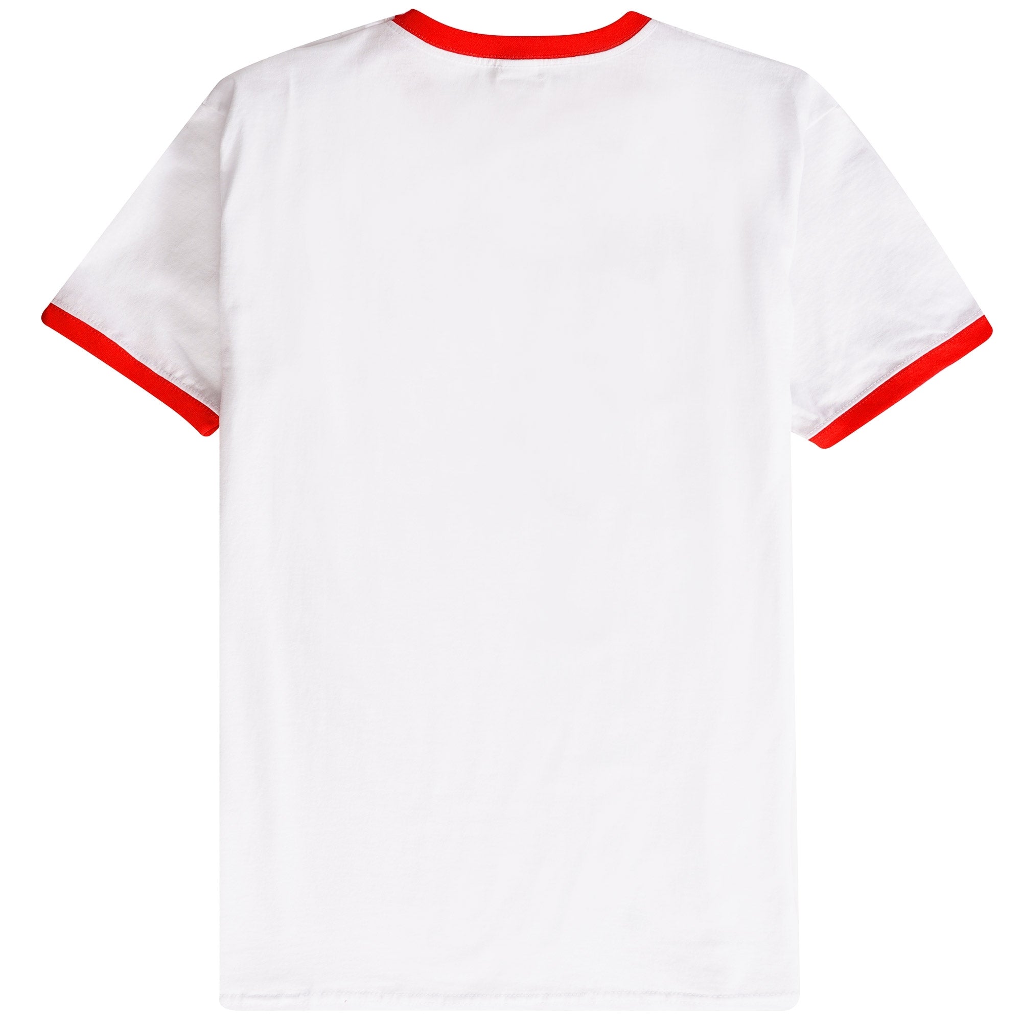 Lois Jeans Ringer T-Shirt - White/Red