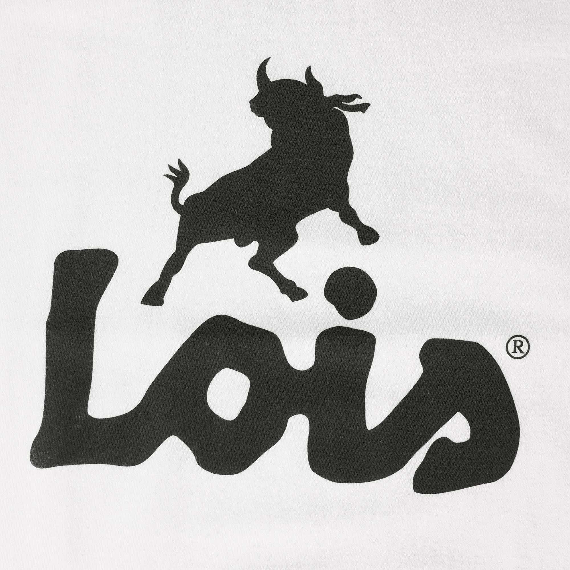 Lois Jeans Ringer T-Shirt - White/Black