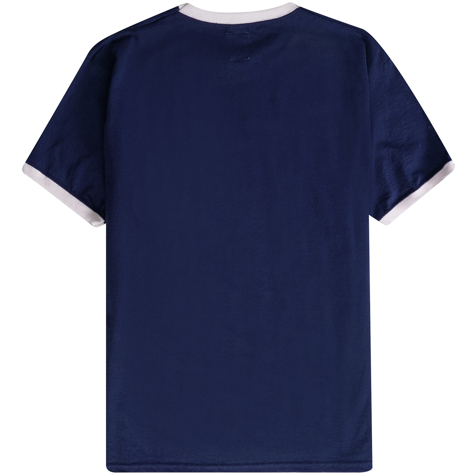 Lois Jeans Ringer T-Shirt - Navy/Yellow