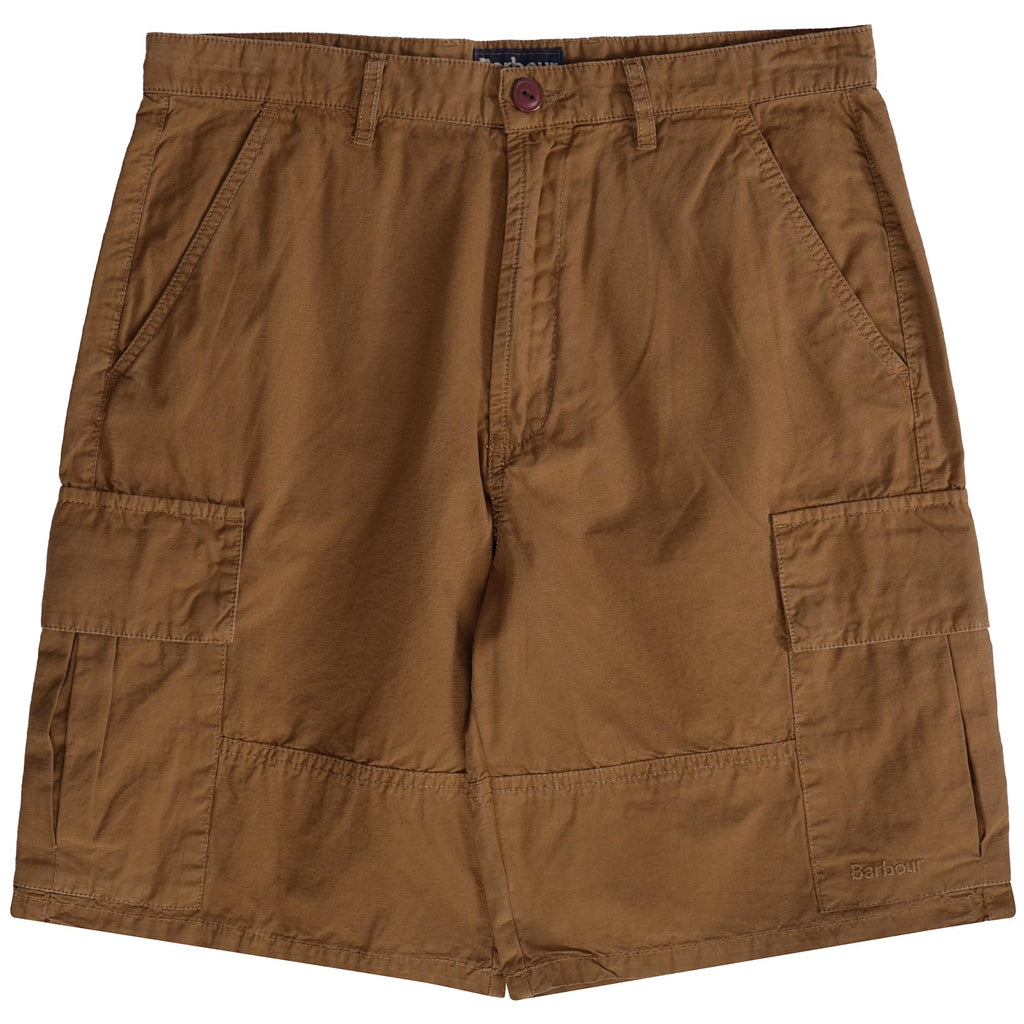 Barbour Essential Ripstop Cargo Shorts - Russet Brown