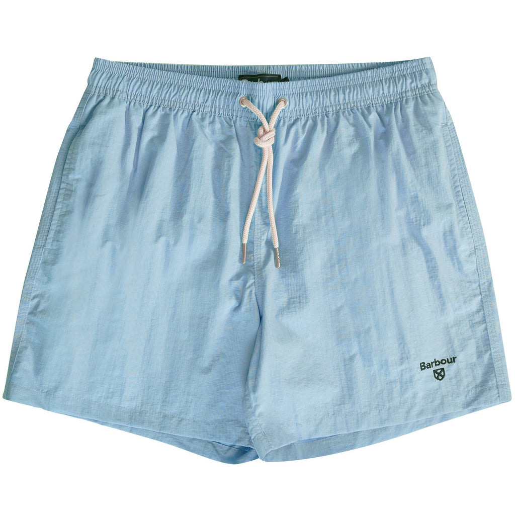 Barbour Essential Logo Swim Shorts - Sky Blue