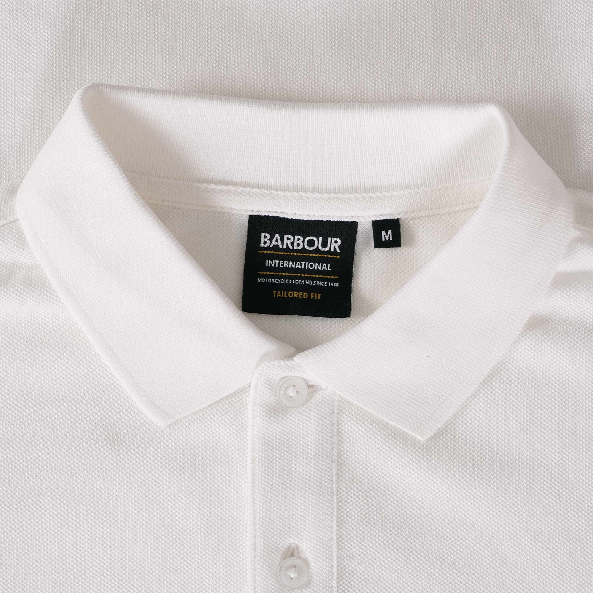 Barbour International Tourer Polo Shirt - White