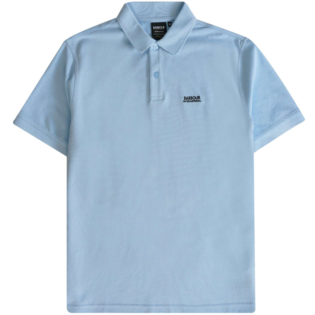 Barbour International Tourer Polo Shirt - Chambray Blue