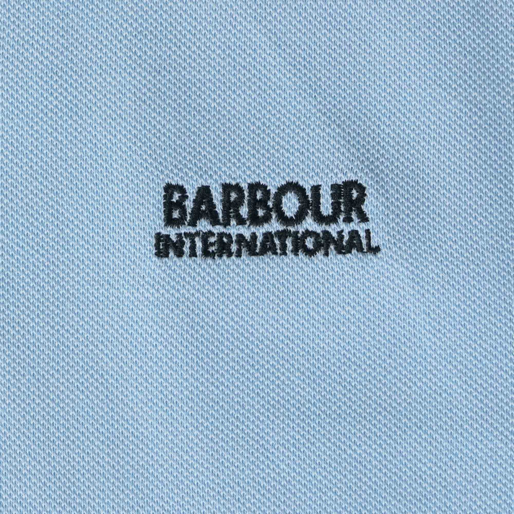 Barbour International Tourer Polo Shirt - Chambray Blue