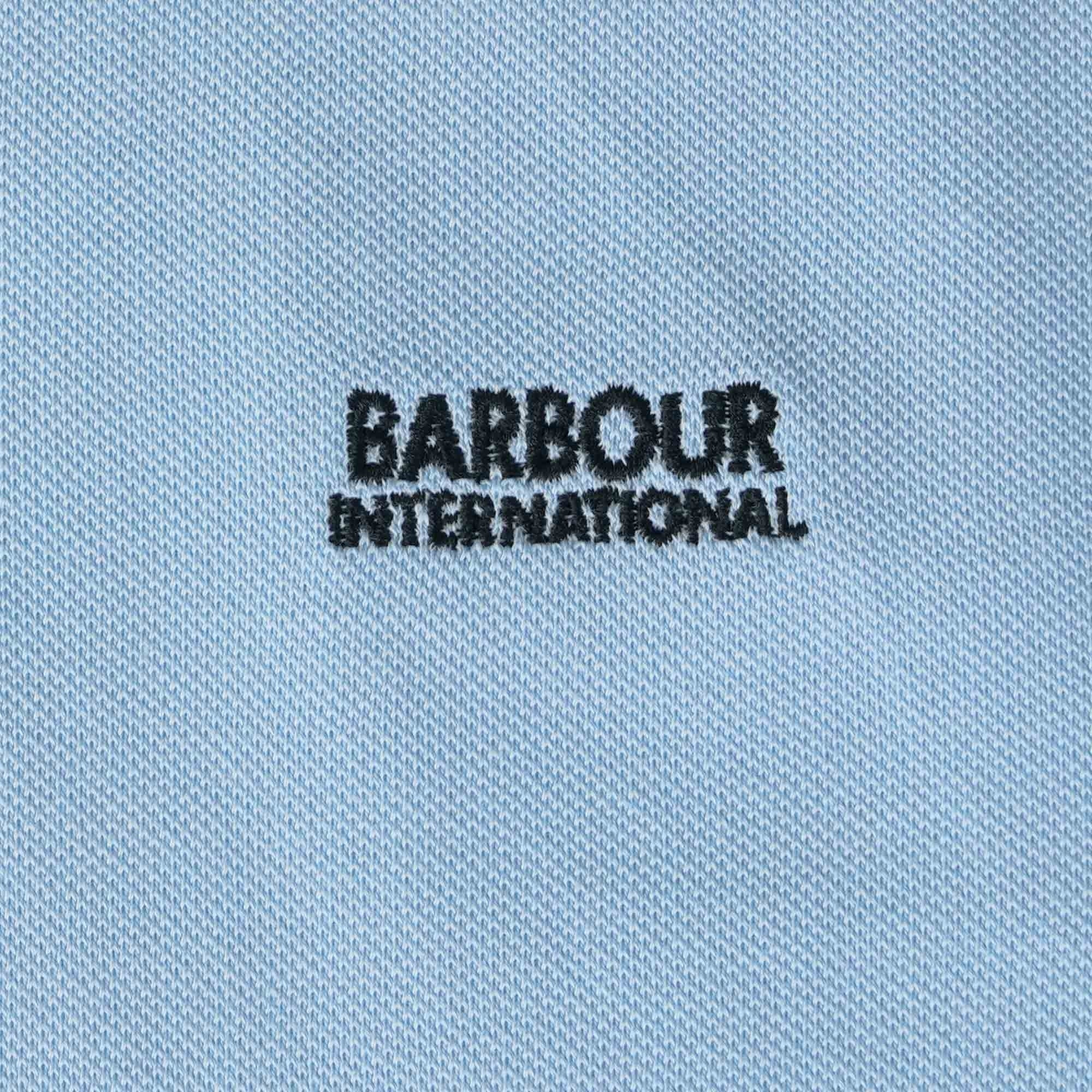 Barbour International Tourer Polo Shirt - Chambray Blue