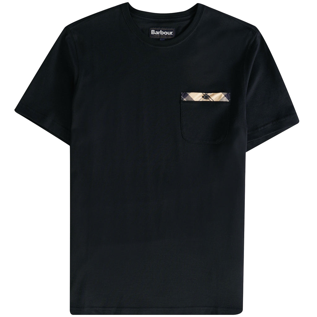 Barbour Durness Pocket T-Shirt - Black