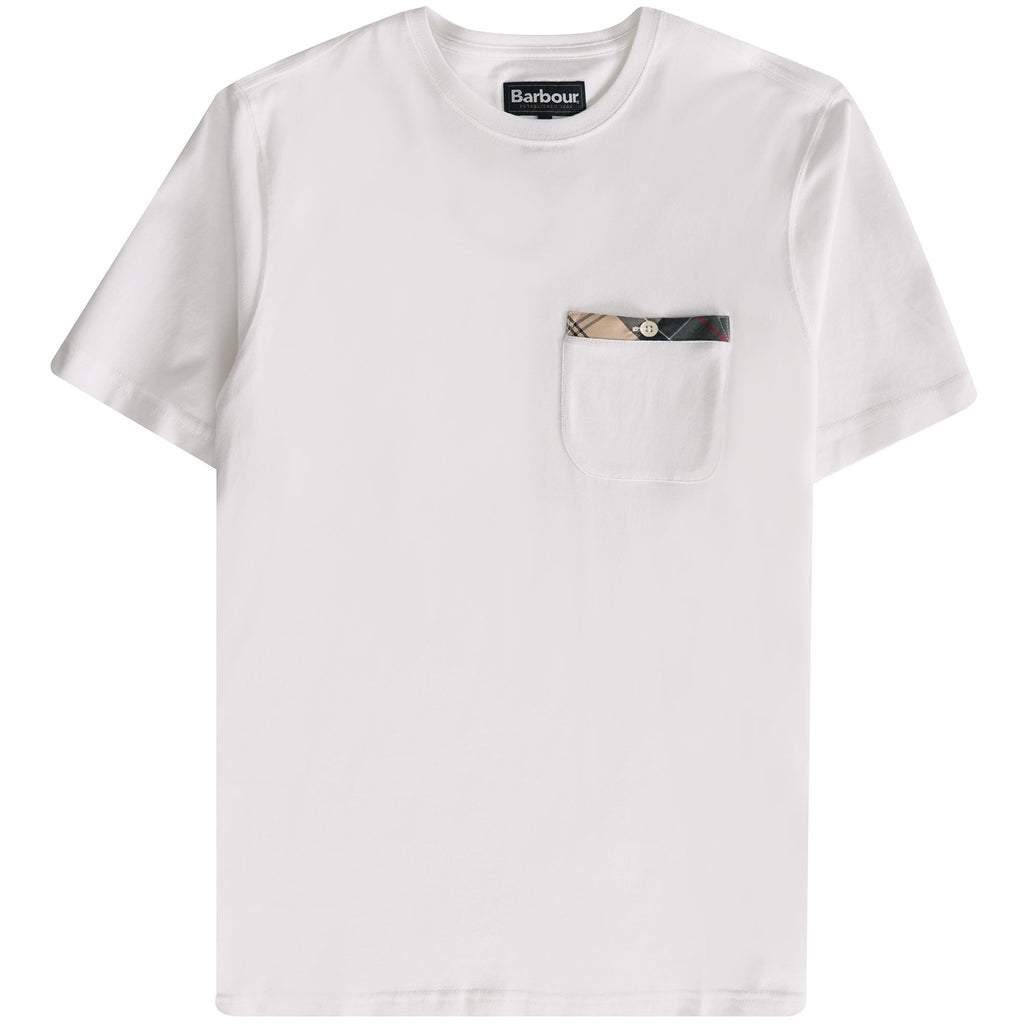 Barbour Durness Pocket T-Shirt - White