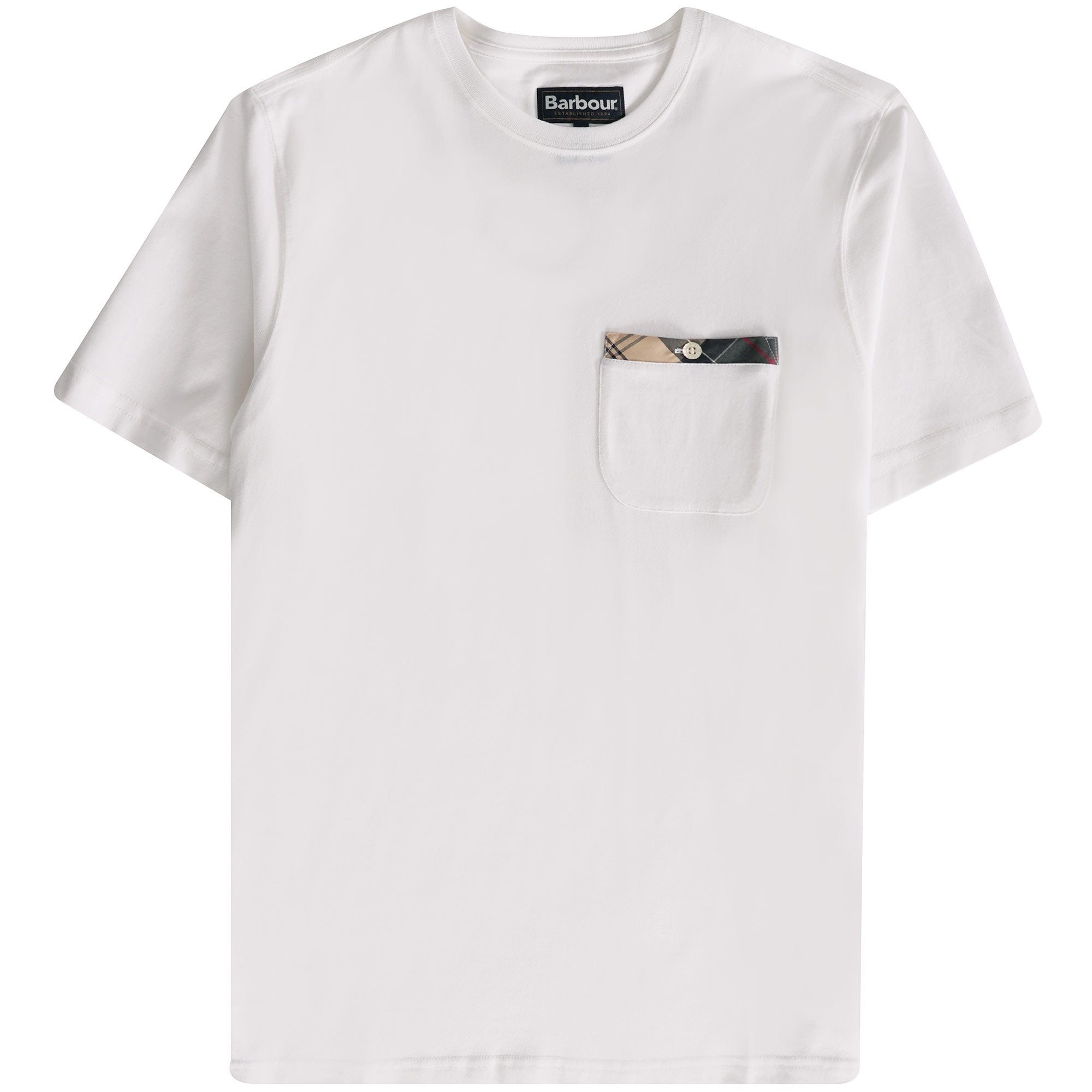 Barbour Durness Pocket T-Shirt - White