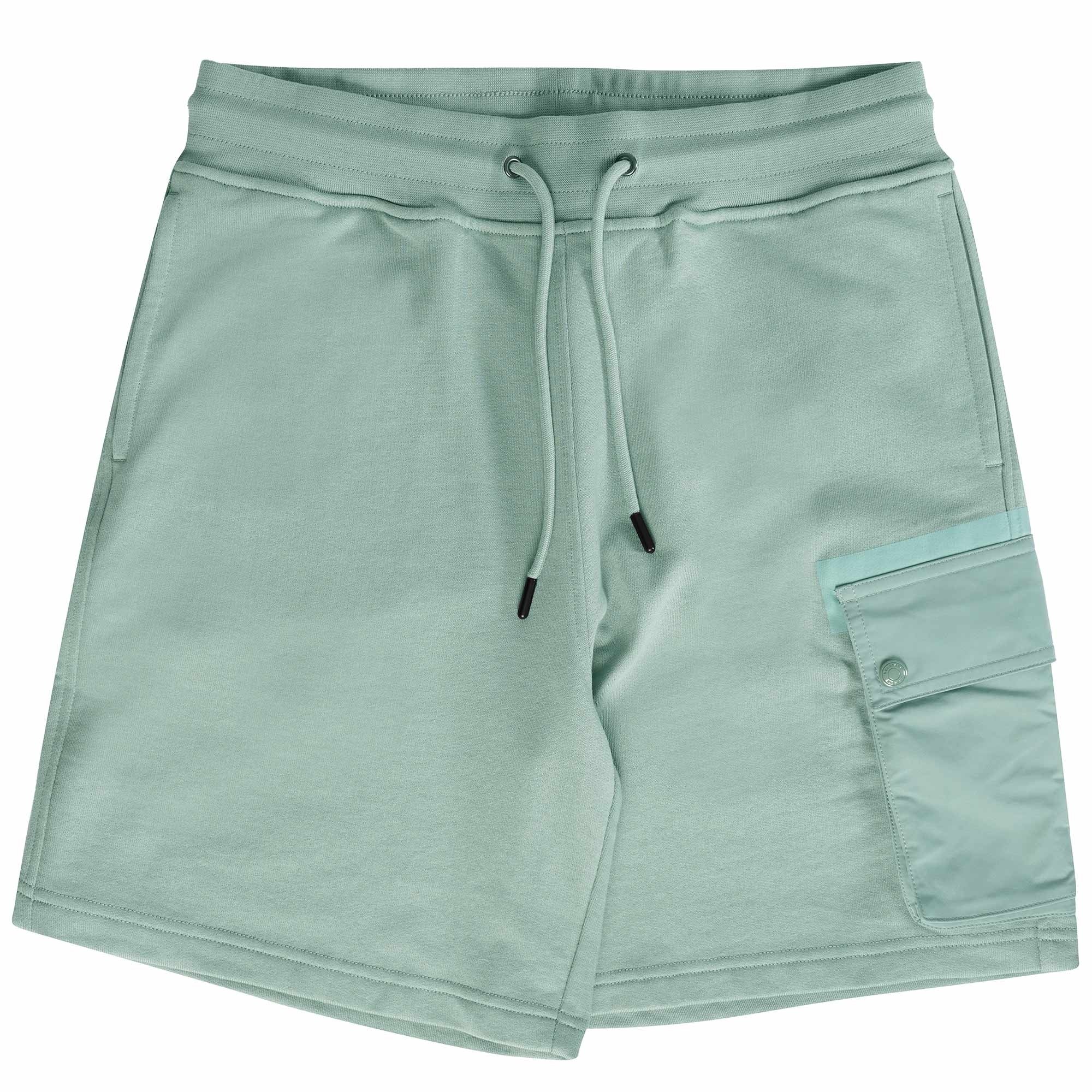 Belstaff Tide Sweat Shorts - Steel Green