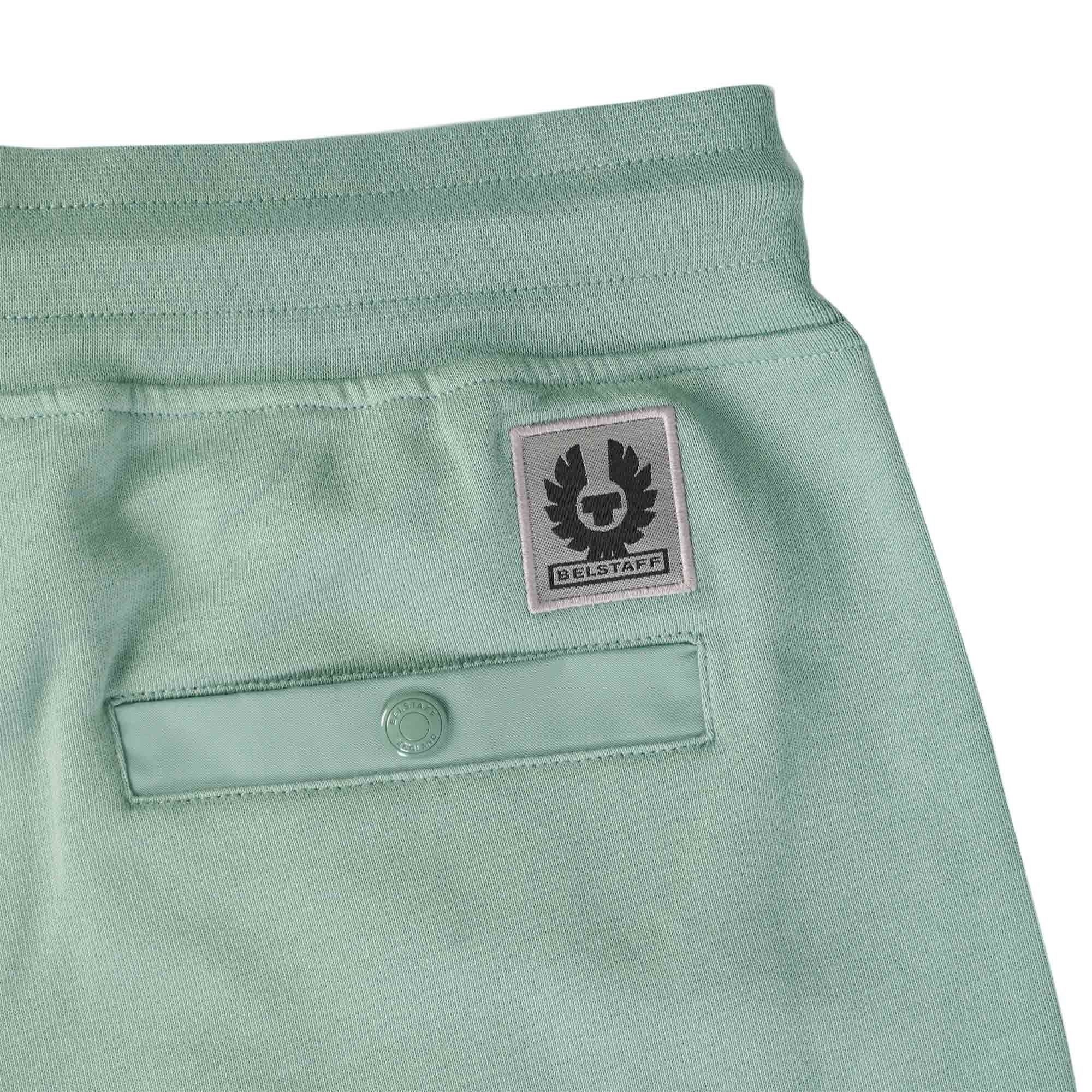 Belstaff Tide Sweat Shorts - Steel Green