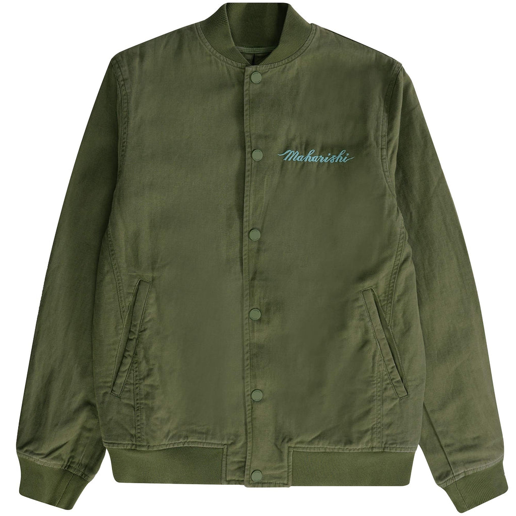Maharishi Dragon Embroidered Tour Jacket - Olive