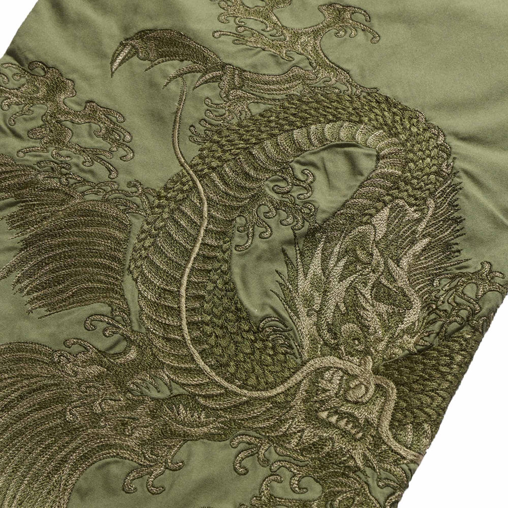 Maharishi Water Dragon Embroidered Loose Snopant¨ - Olive