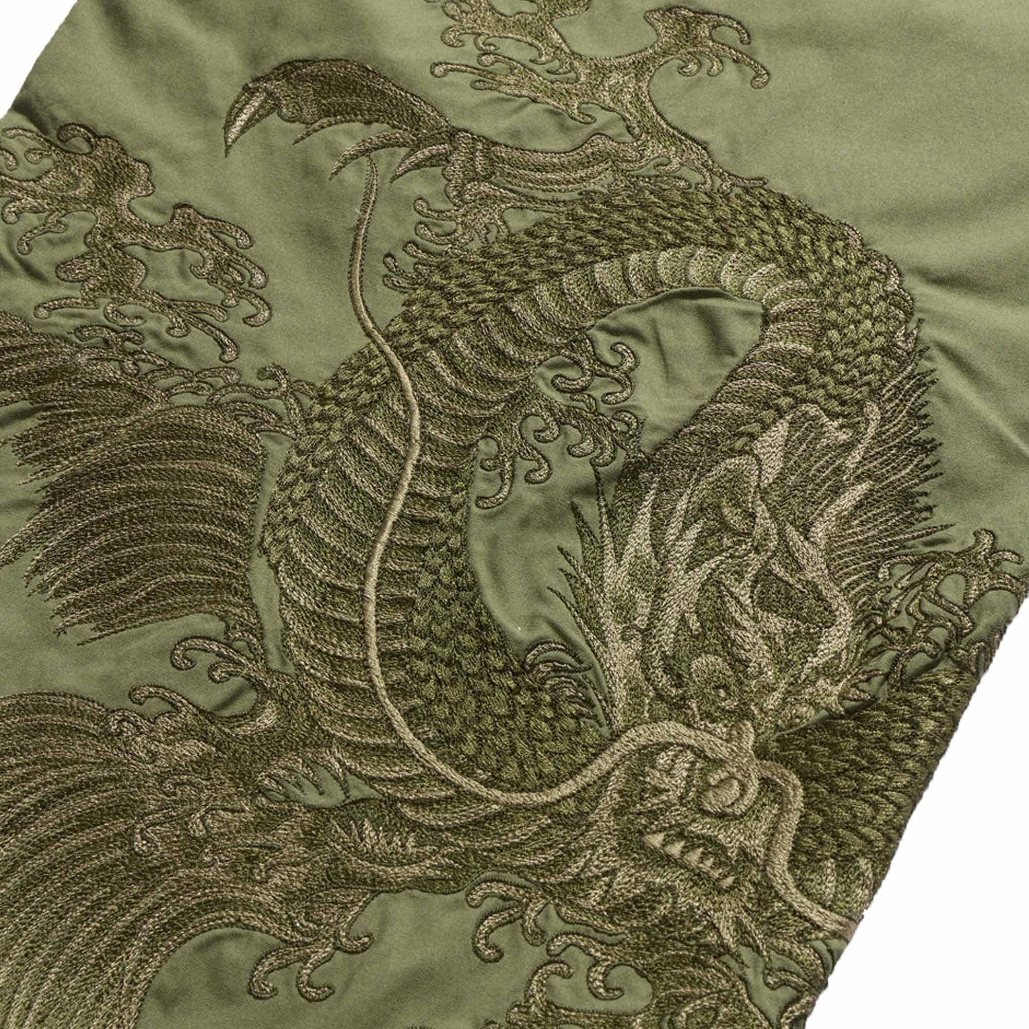 Maharishi Water Dragon Embroidered Loose Snopant¨ - Olive