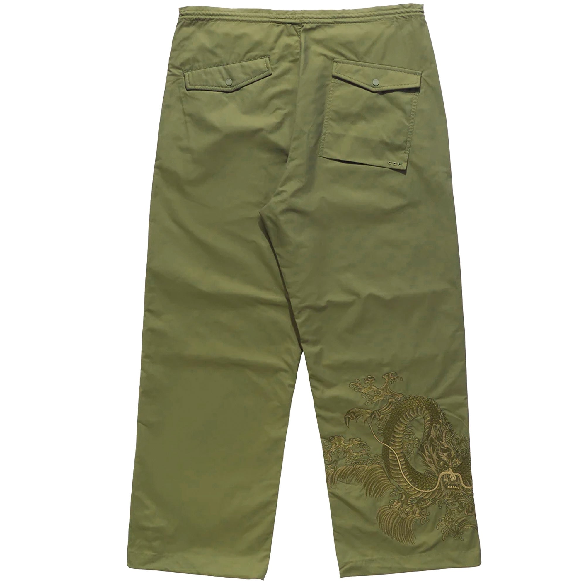 Maharishi Water Dragon Embroidered Loose Snopant¨ - Olive