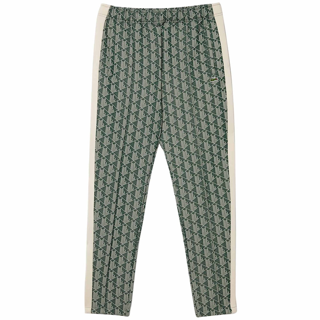Lacoste Monogram Print Trackpants - Vert