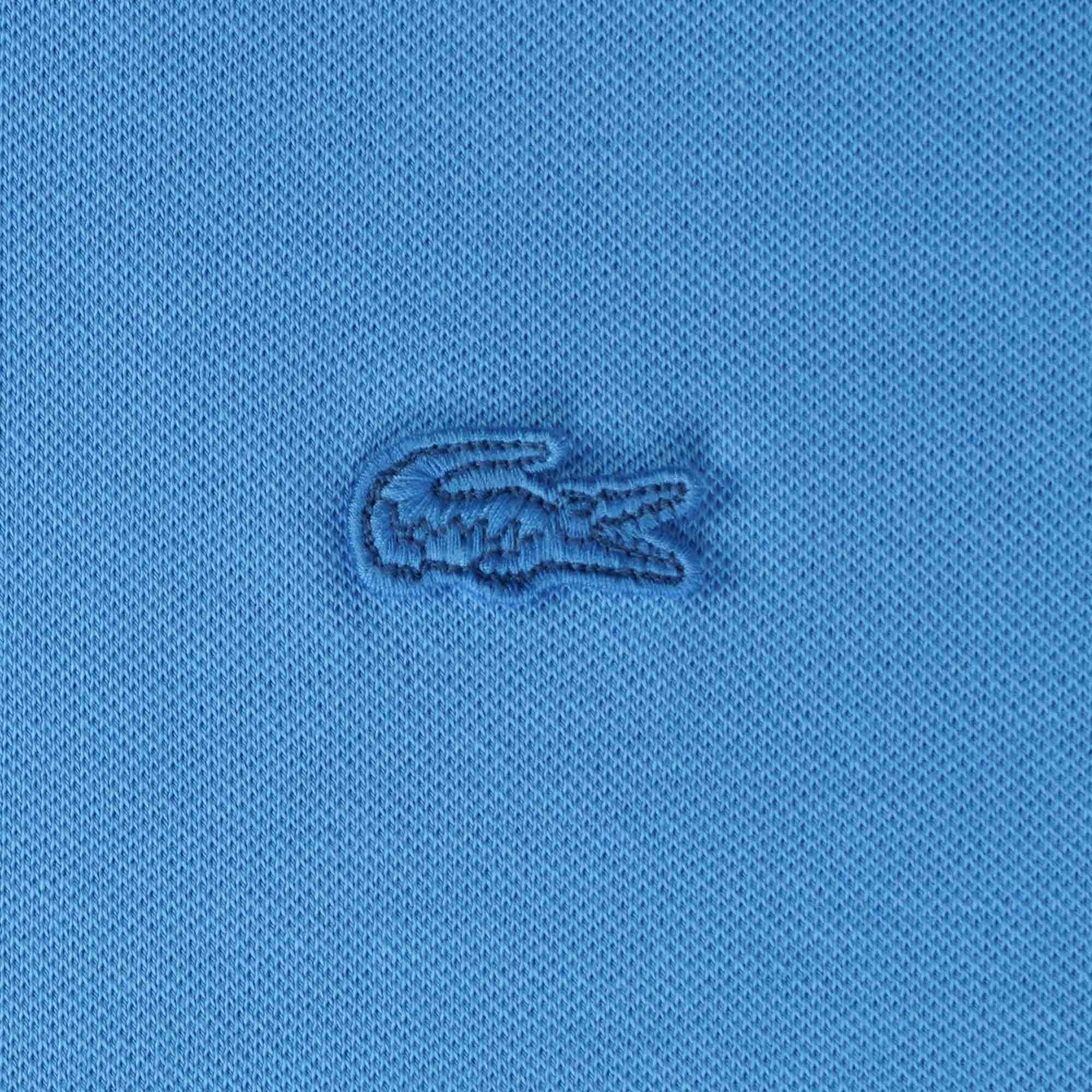 Lacoste Regular Fit Stretch Piqu  T-Shirt - Blue