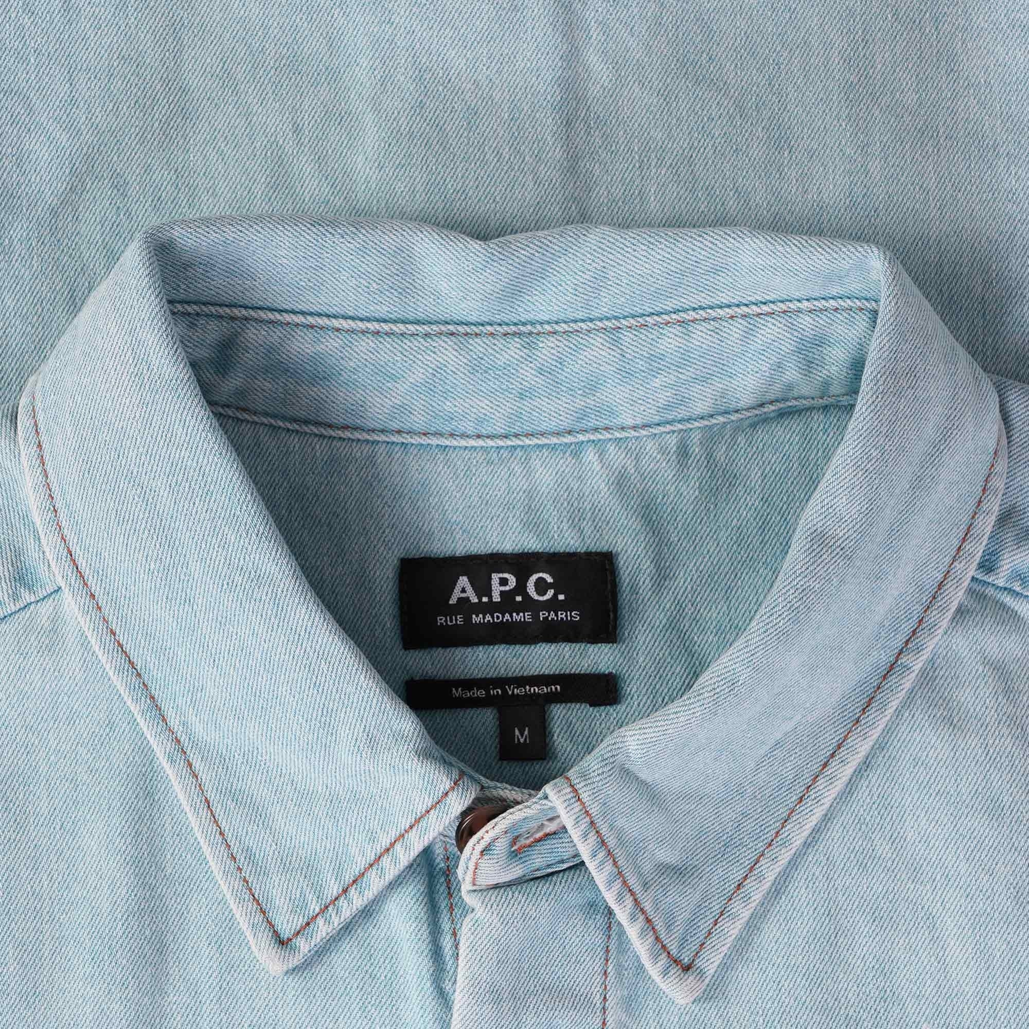 A.P.C. Gil Short-Sleeve Shirt - Bleached