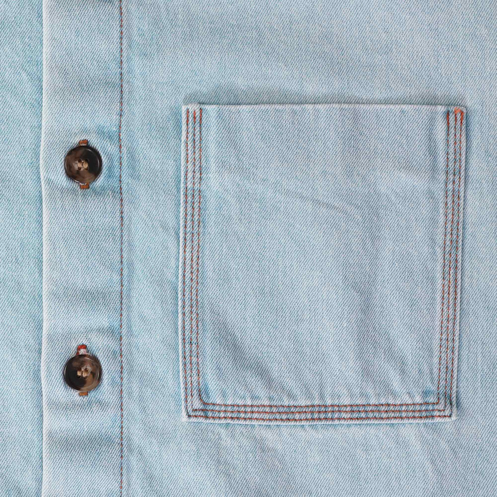 A.P.C. Gil Short-Sleeve Shirt - Bleached