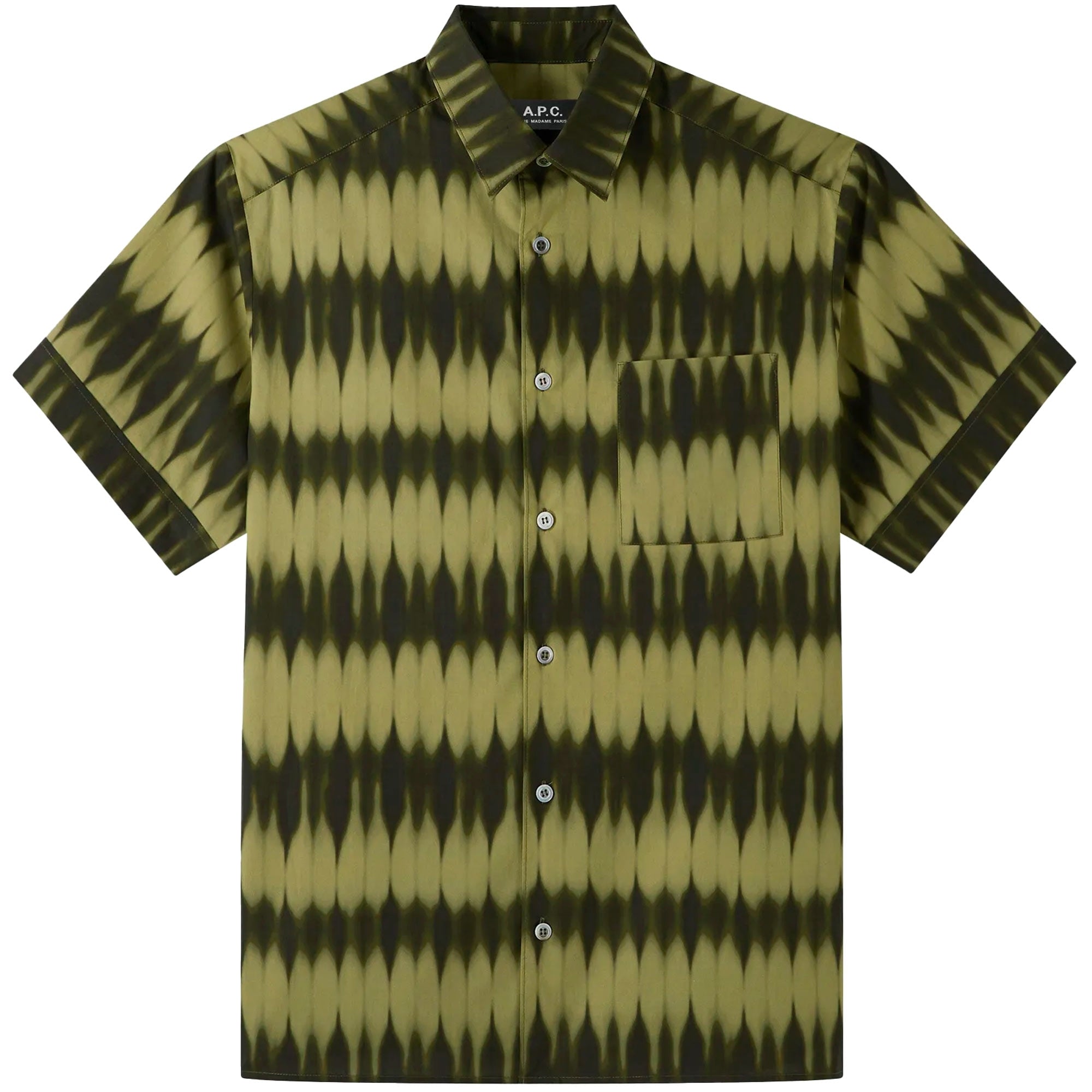 A.P.C. Ross Short Sleeve Shirt - Khaki