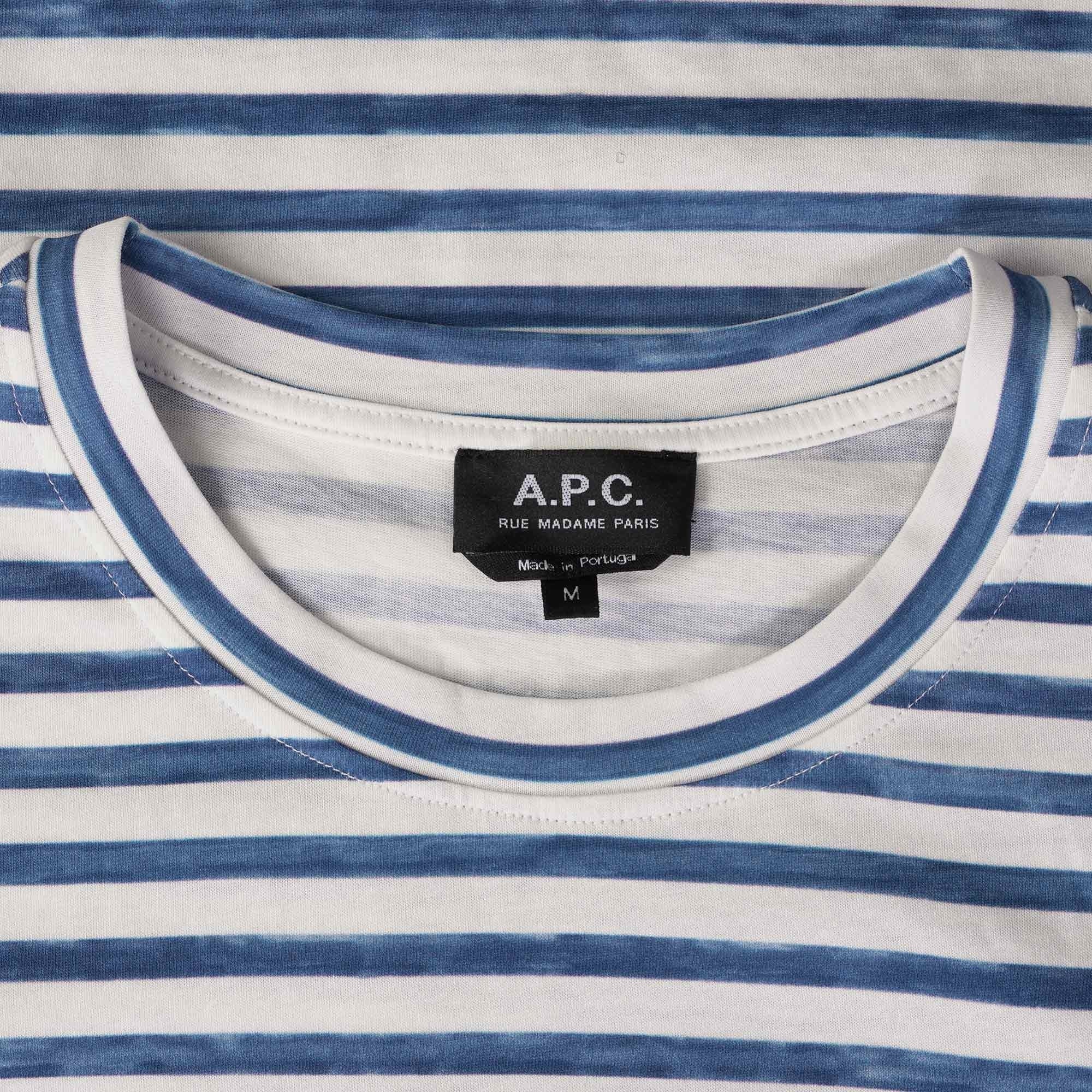 A.P.C. Marineiho T-Shirt - Blue Stripe