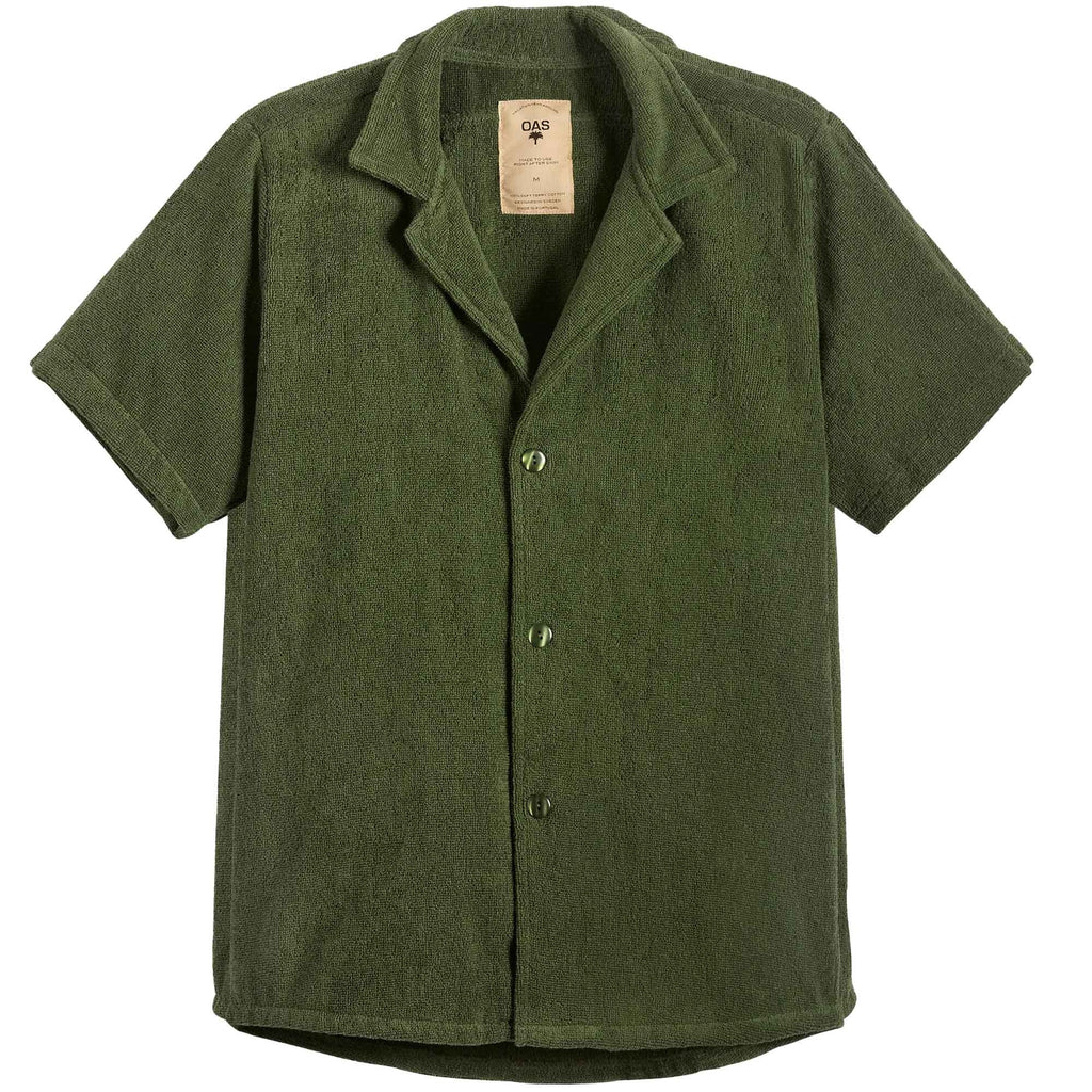 Cuba Terry Shirt - Army Green