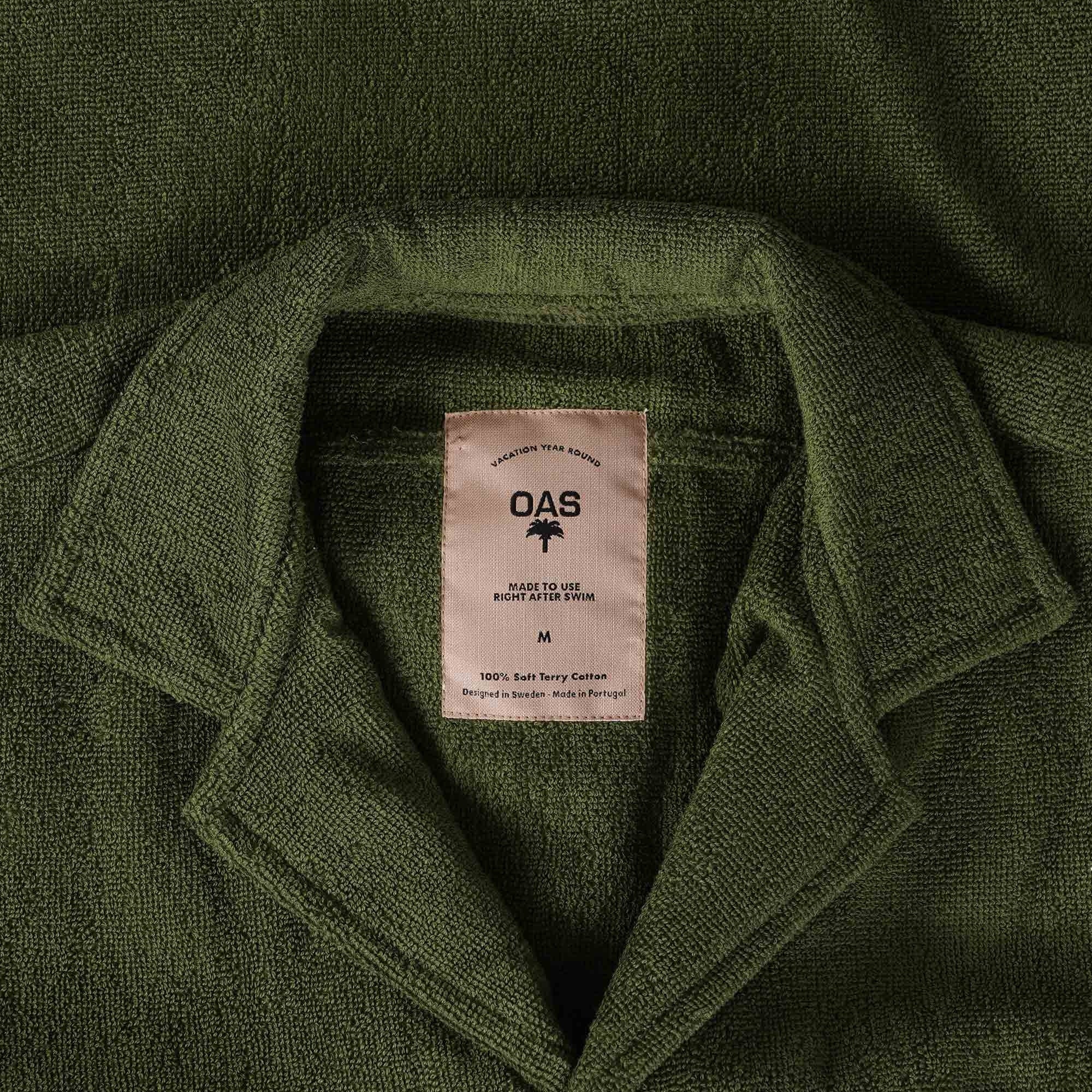 Cuba Terry Shirt - Army Green