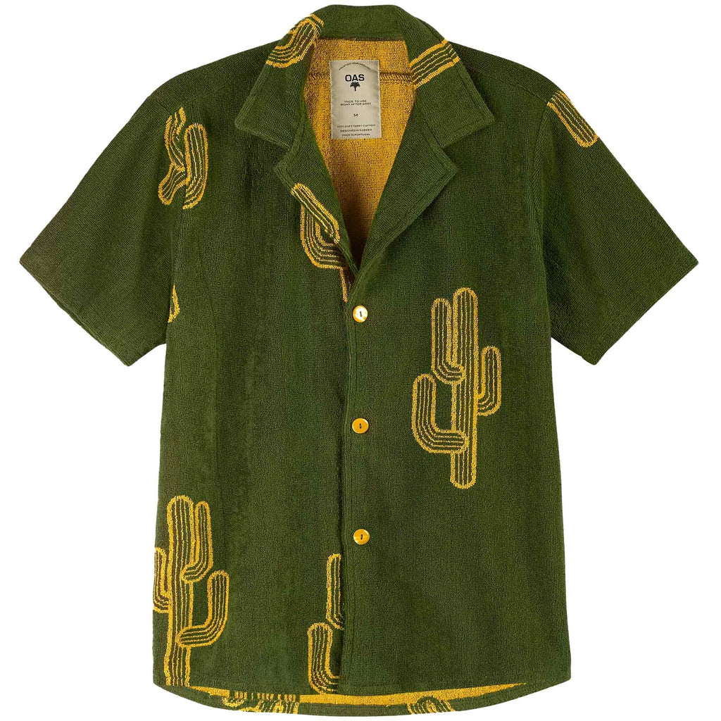 OAS Company Cuba Terry Shirt - Mezcal