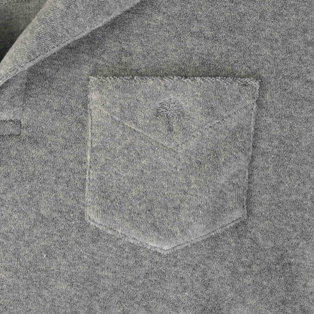 OAS Company Polo Terry Shirt - Grey Melange
