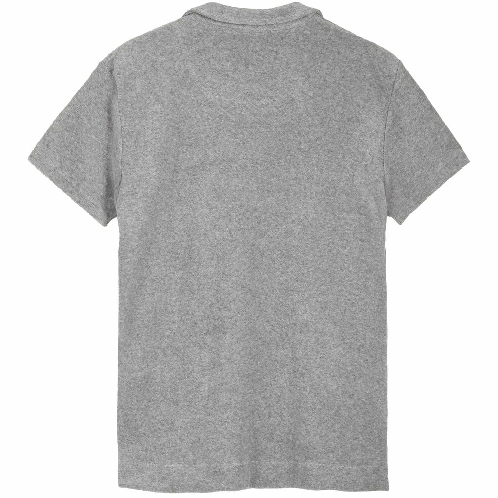 OAS Company Polo Terry Shirt - Grey Melange