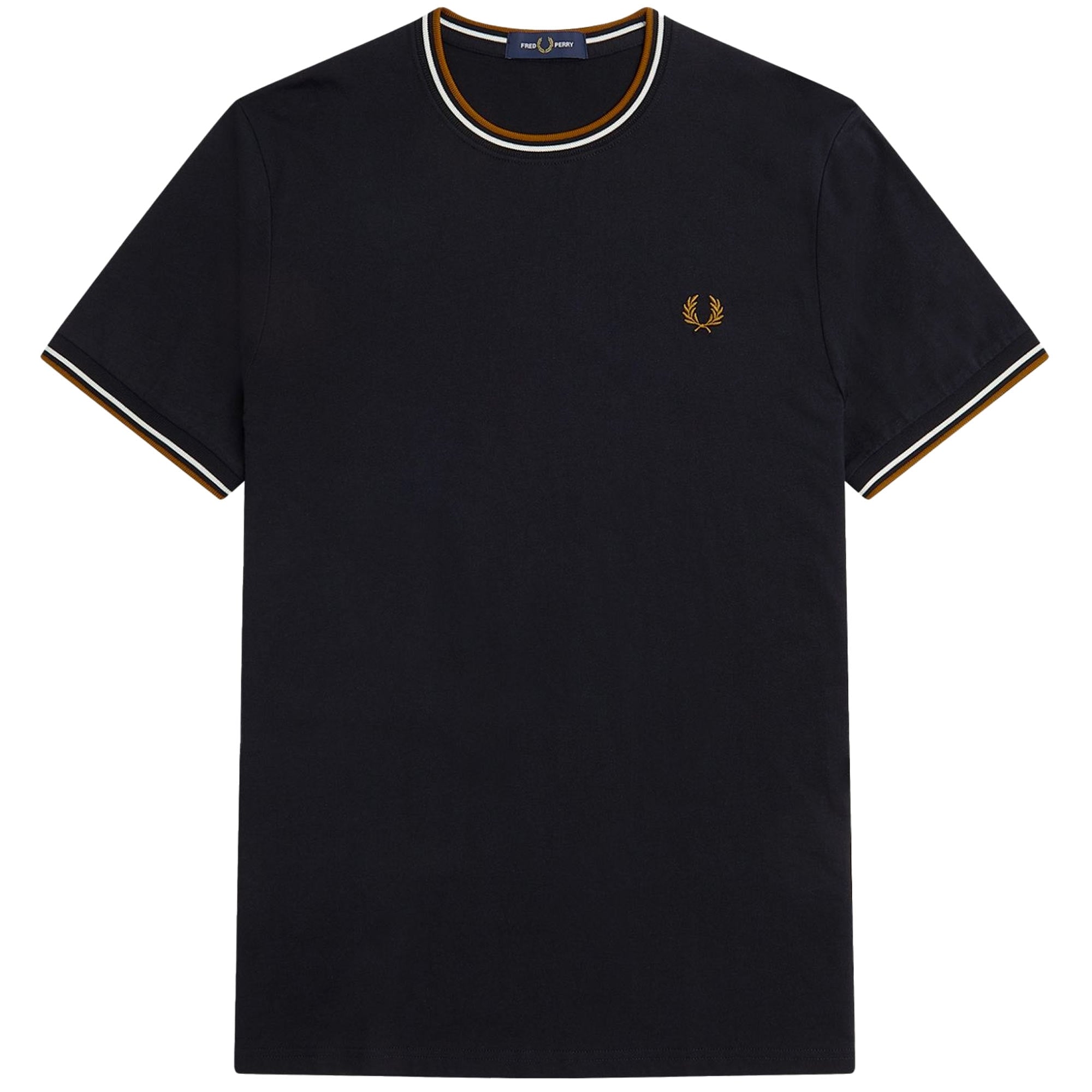 Fred Perry Twin Tipped T-Shirt - Black