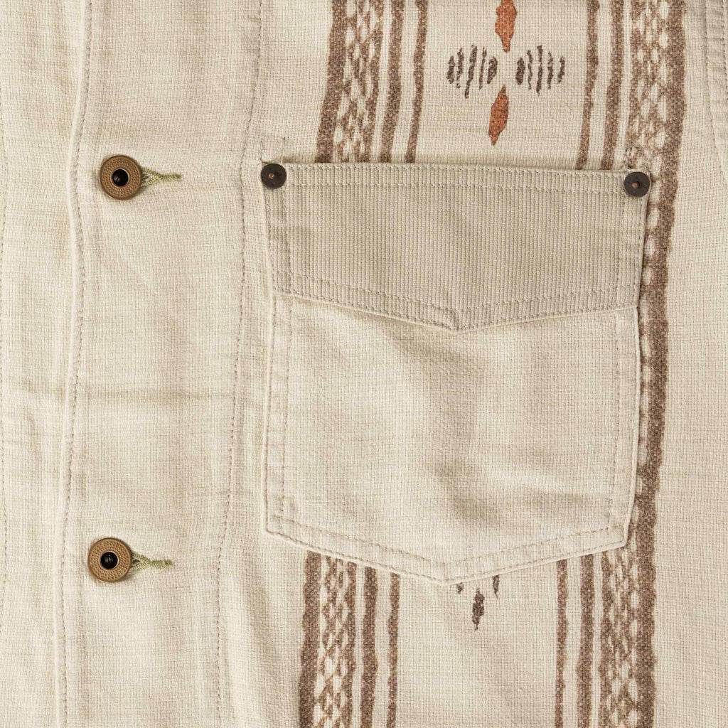 RRL by Ralph Lauren Linen-Cotton Shirt Jacket - Beige