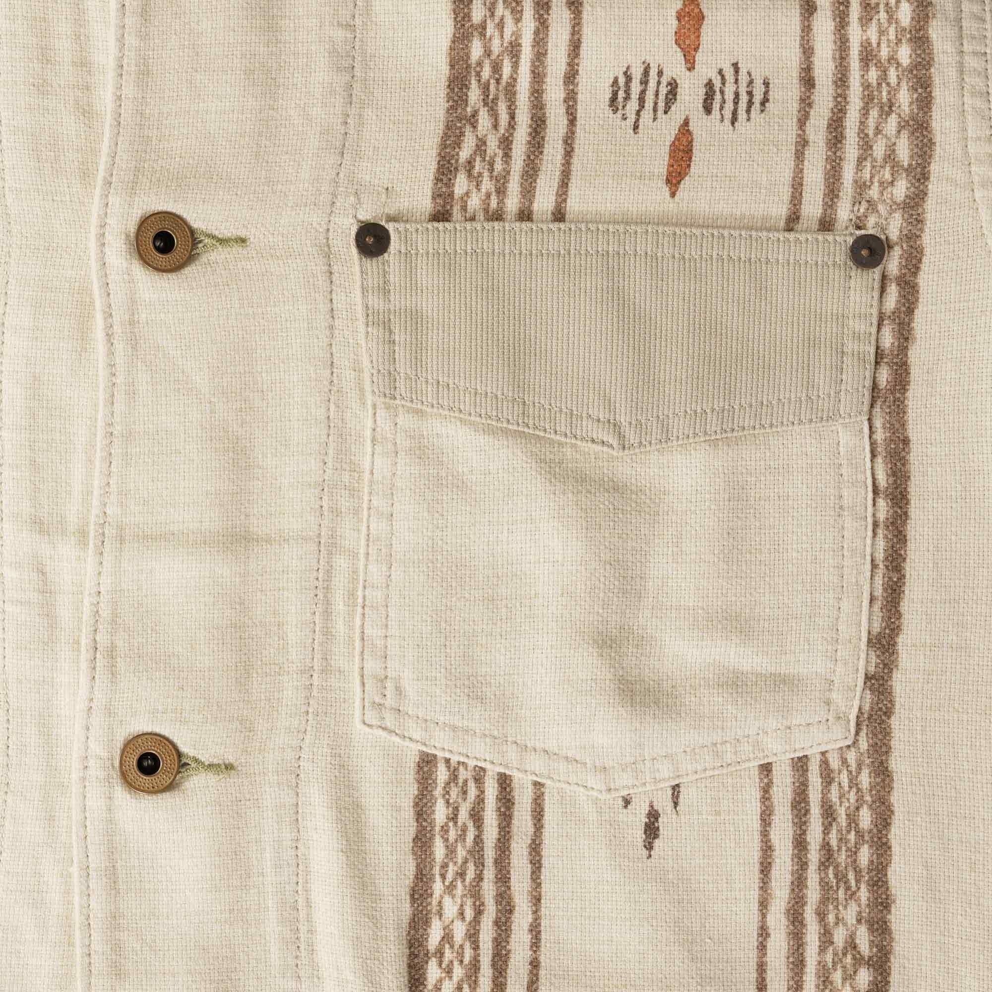 RRL by Ralph Lauren Linen-Cotton Shirt Jacket - Beige