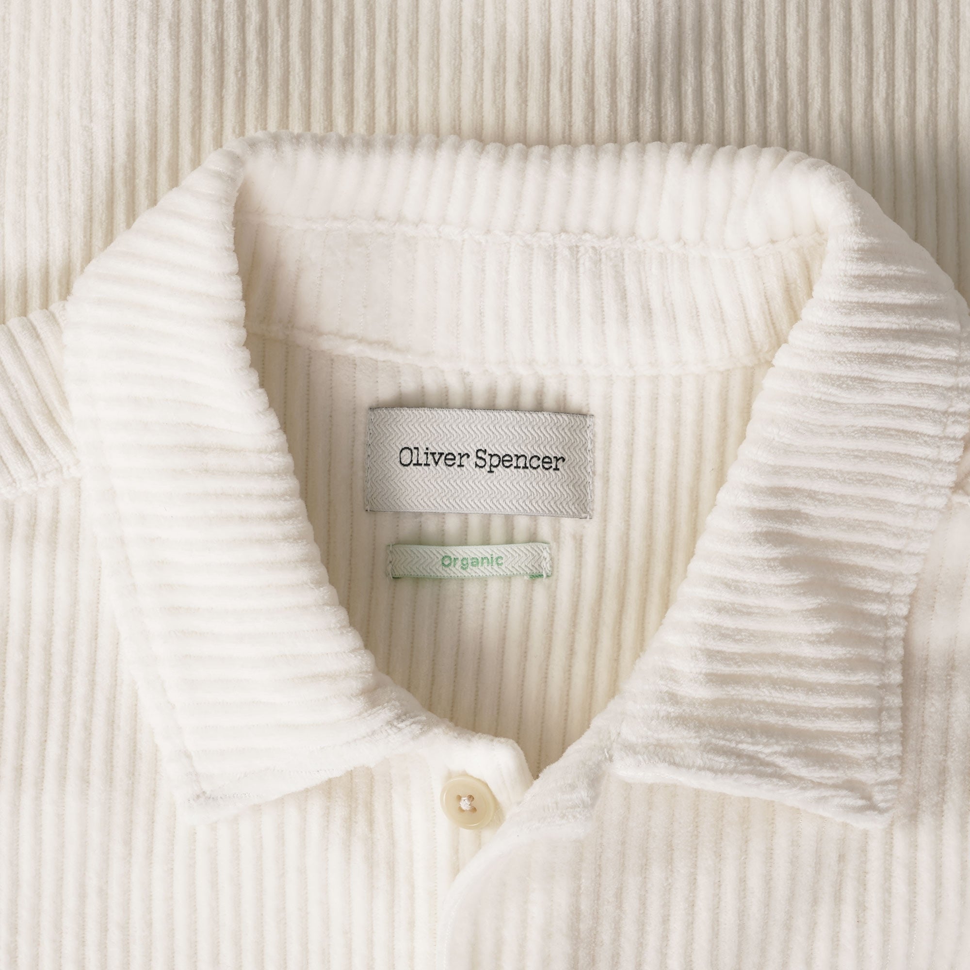 Oliver Spencer Riviera Short Sleeve Jersey Shirt - Cream