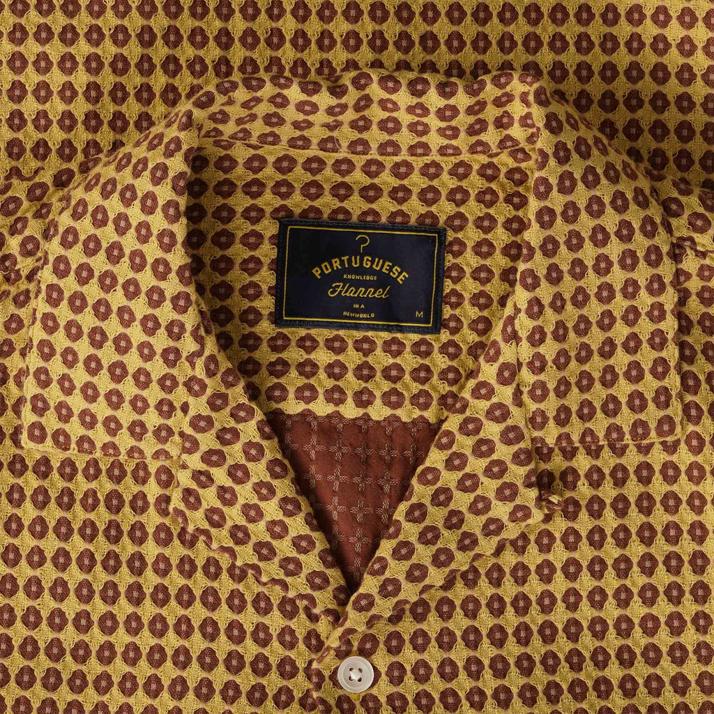 Portuguese Flannel Favo Shirt - Honey