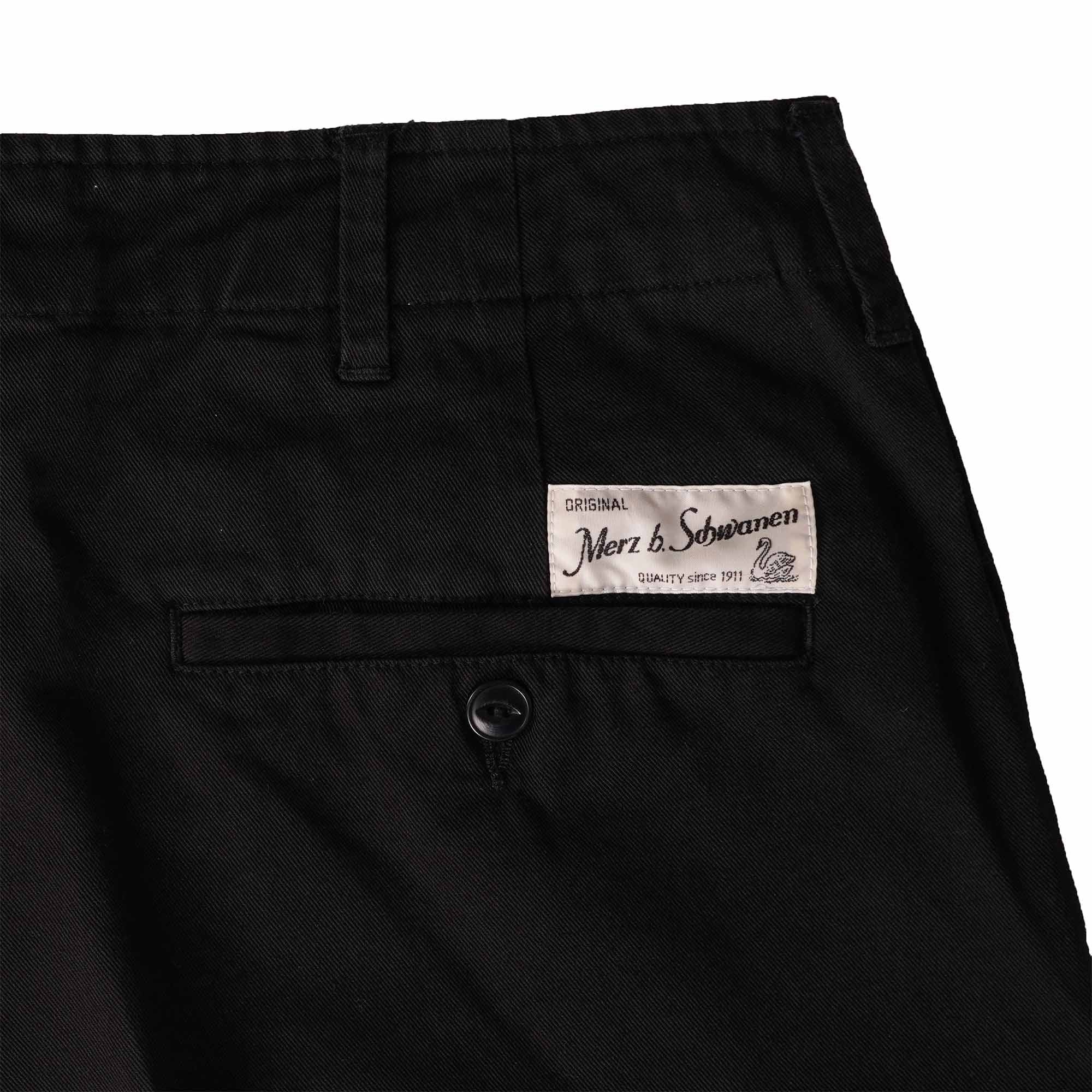 Merz b Schwanen Chinos 9.2oz - Deep Black