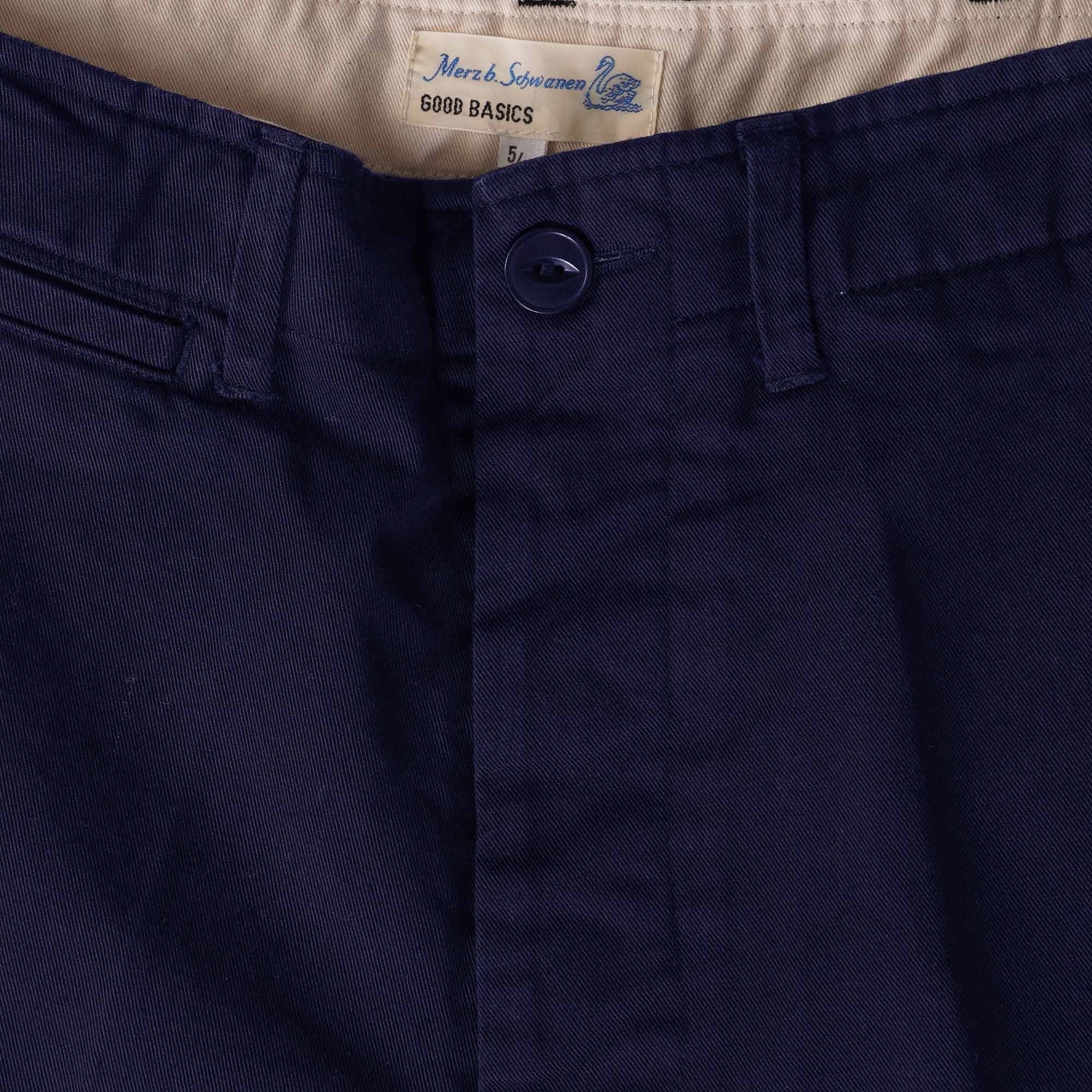 Merz b Schwanen Chinos 9.2oz - Ink Blue