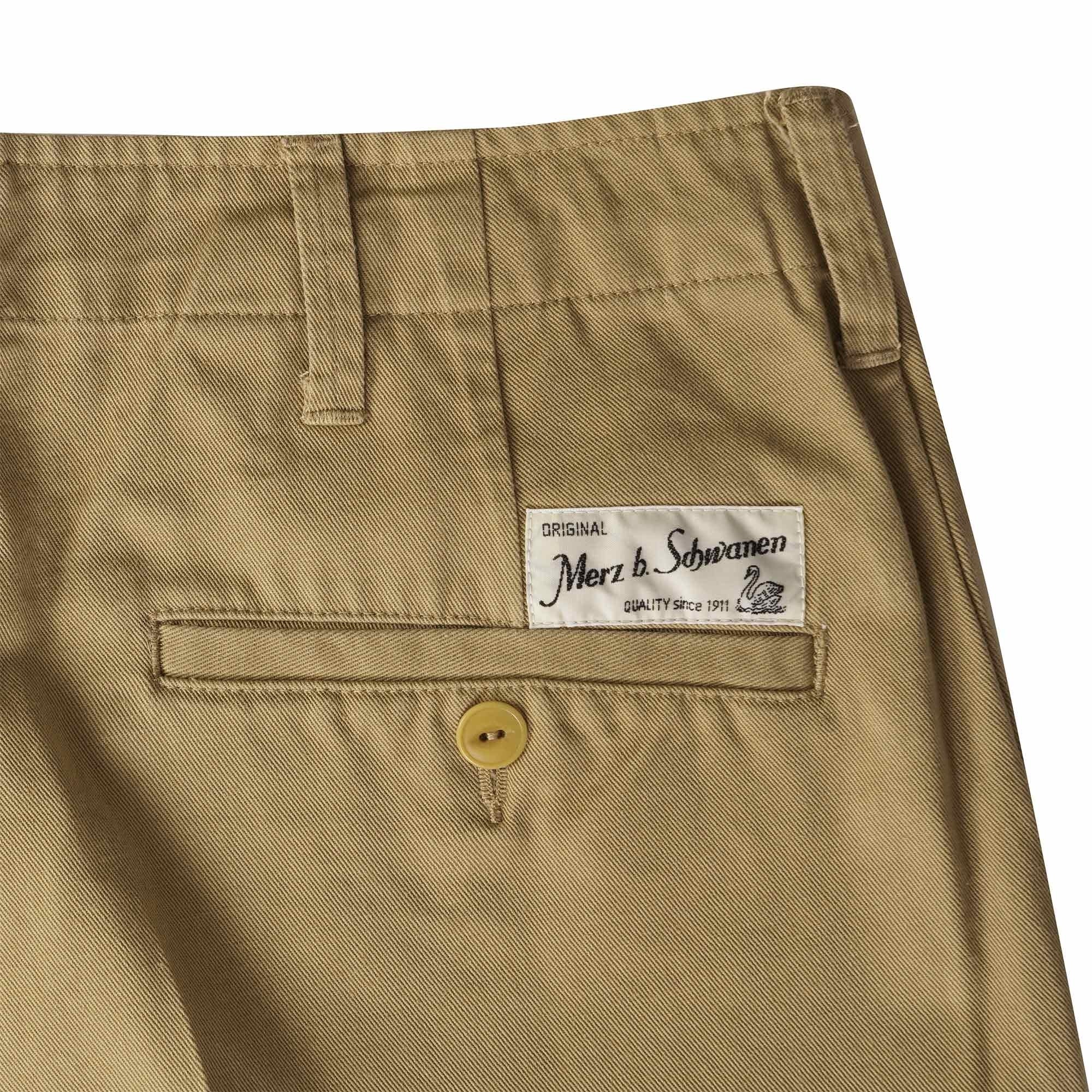 Merz b Schwanen Chinos 9.2oz - Khaki
