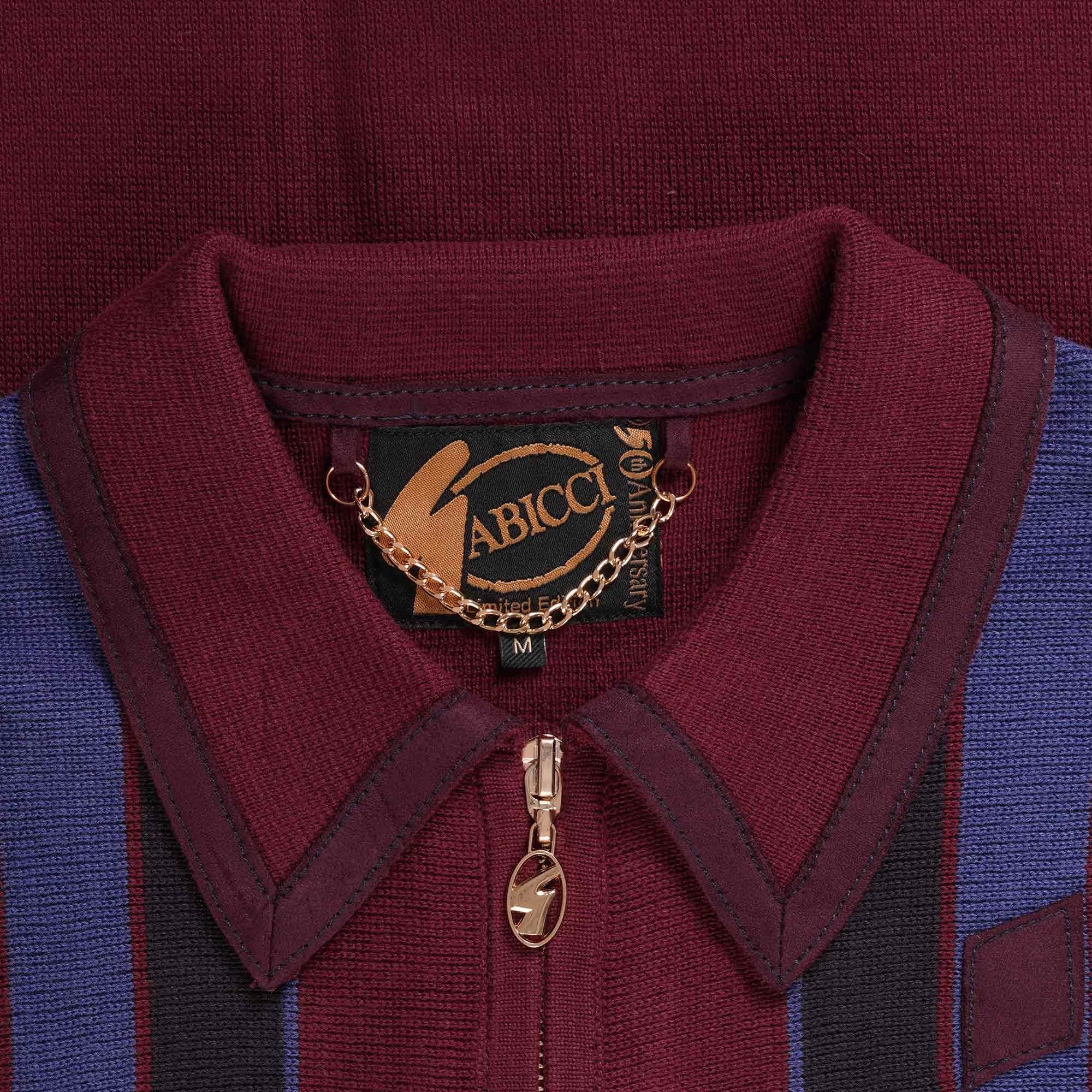 Gabicci Vintage 50th Anniversary Dexter Shirt - Cabernet
