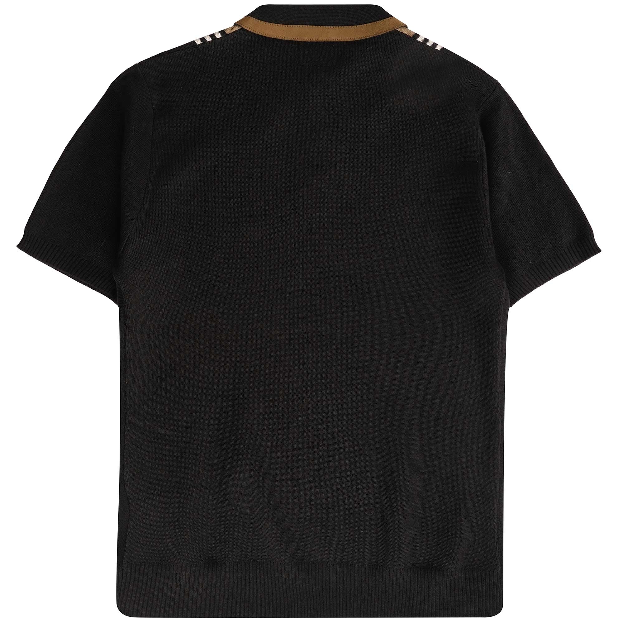 Gabicci Vintage x Stuarts Searle Polo Shirt - Black