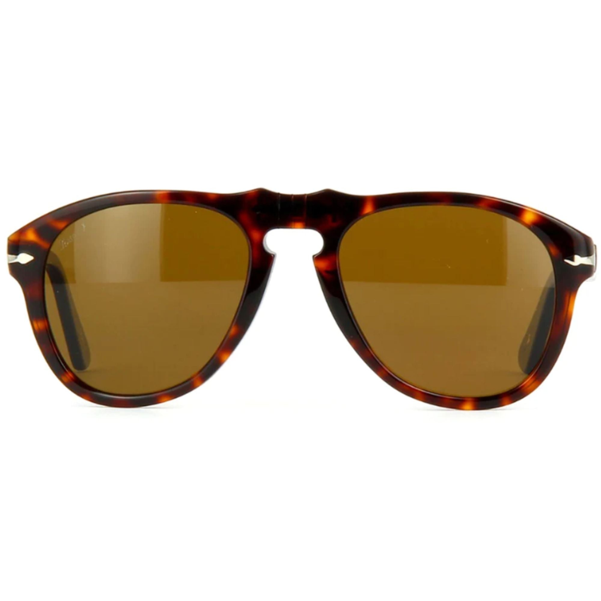 0PO0649 Aviator Sunglasses - Havana/Polar Brown