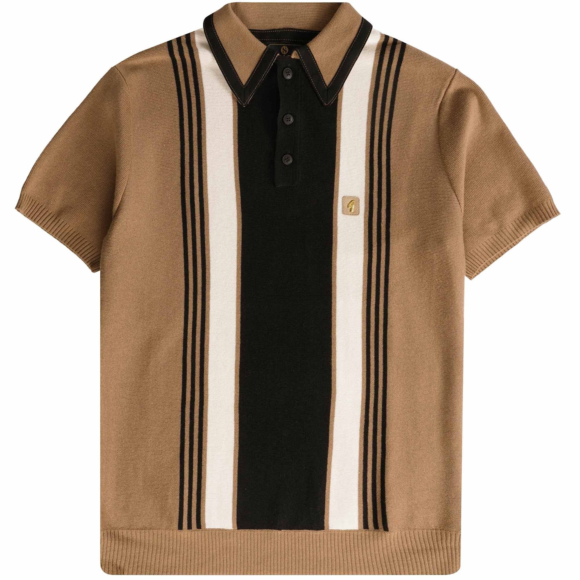 Gabicci Vintage x Stuarts Searle Polo Shirt - Camel