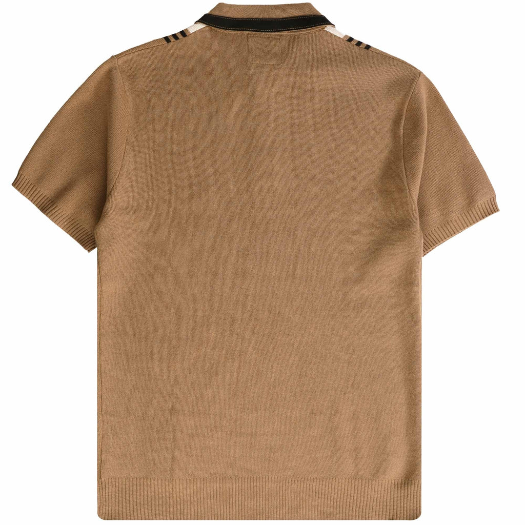 Gabicci Vintage x Stuarts Searle Polo Shirt - Camel