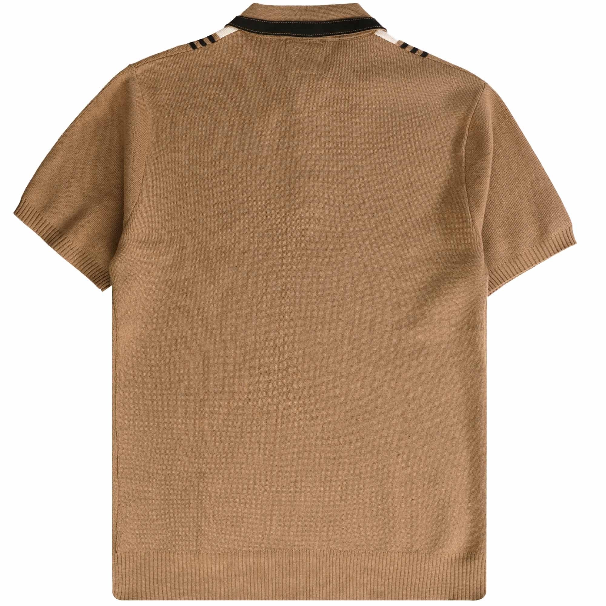 Gabicci Vintage x Stuarts Searle Polo Shirt - Camel