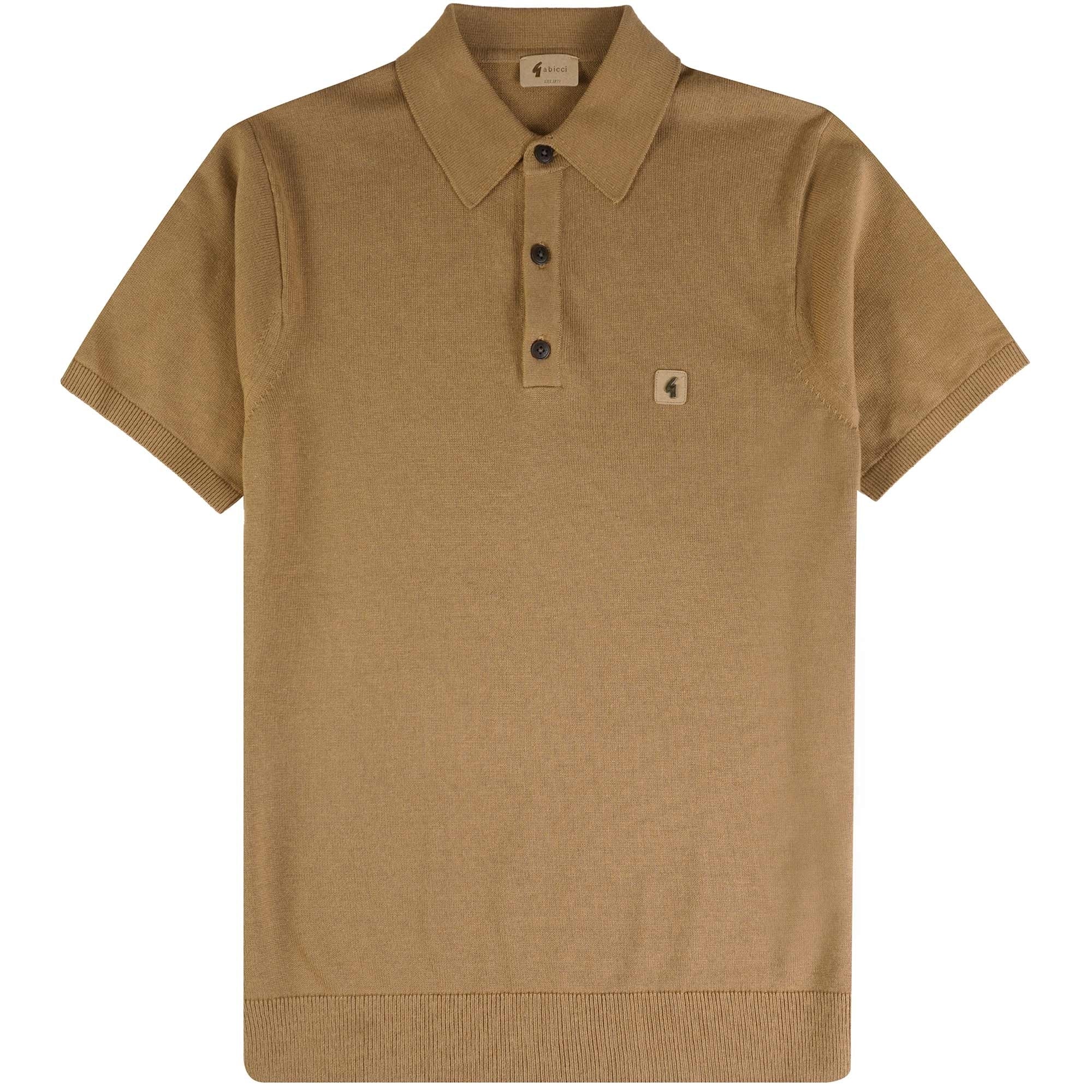 Gabicci Vintage Jackson Polo Shirt - Camel