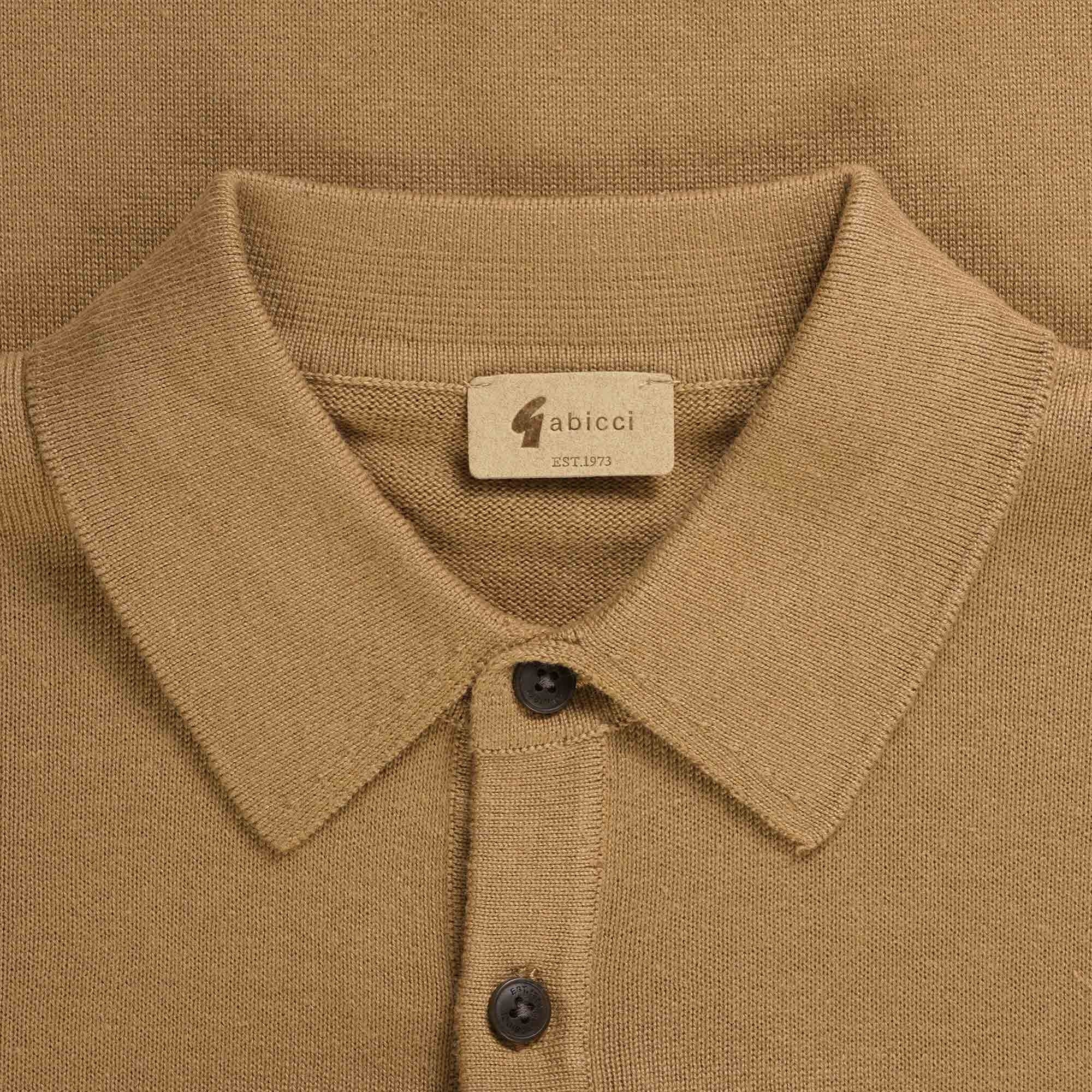 Gabicci Vintage Jackson Polo Shirt - Camel