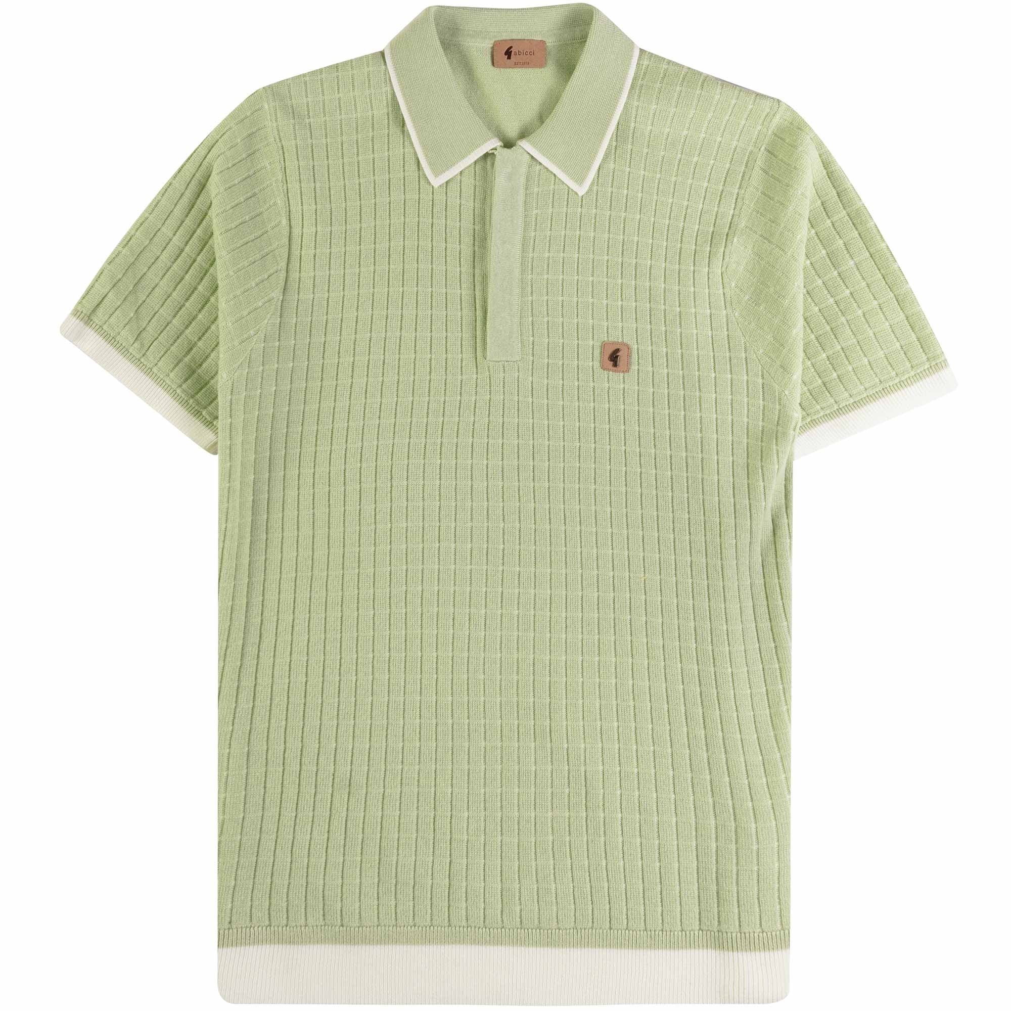 Gabicci Vintage Jura Polo Shirt - Pistachio