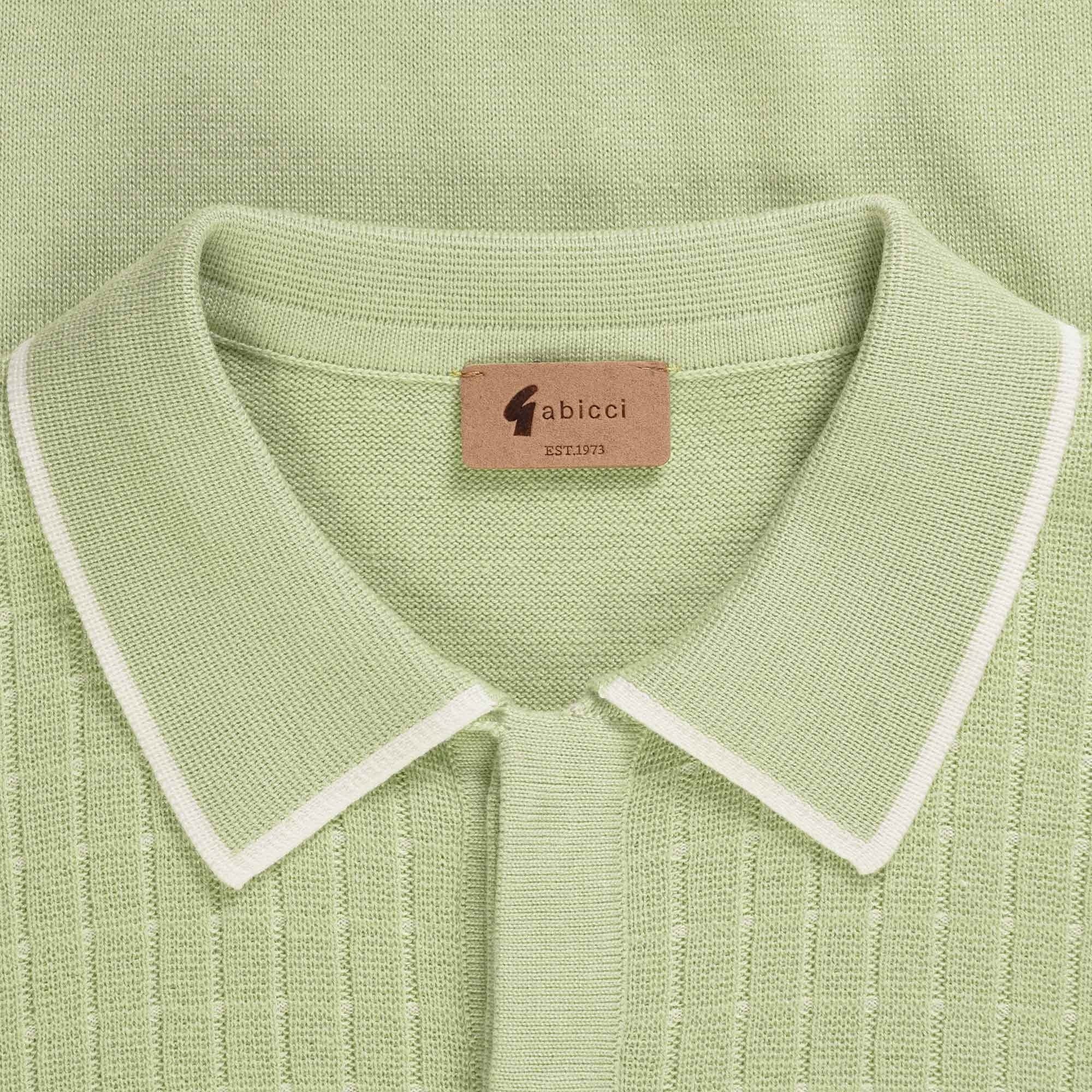 Gabicci Vintage Jura Polo Shirt - Pistachio