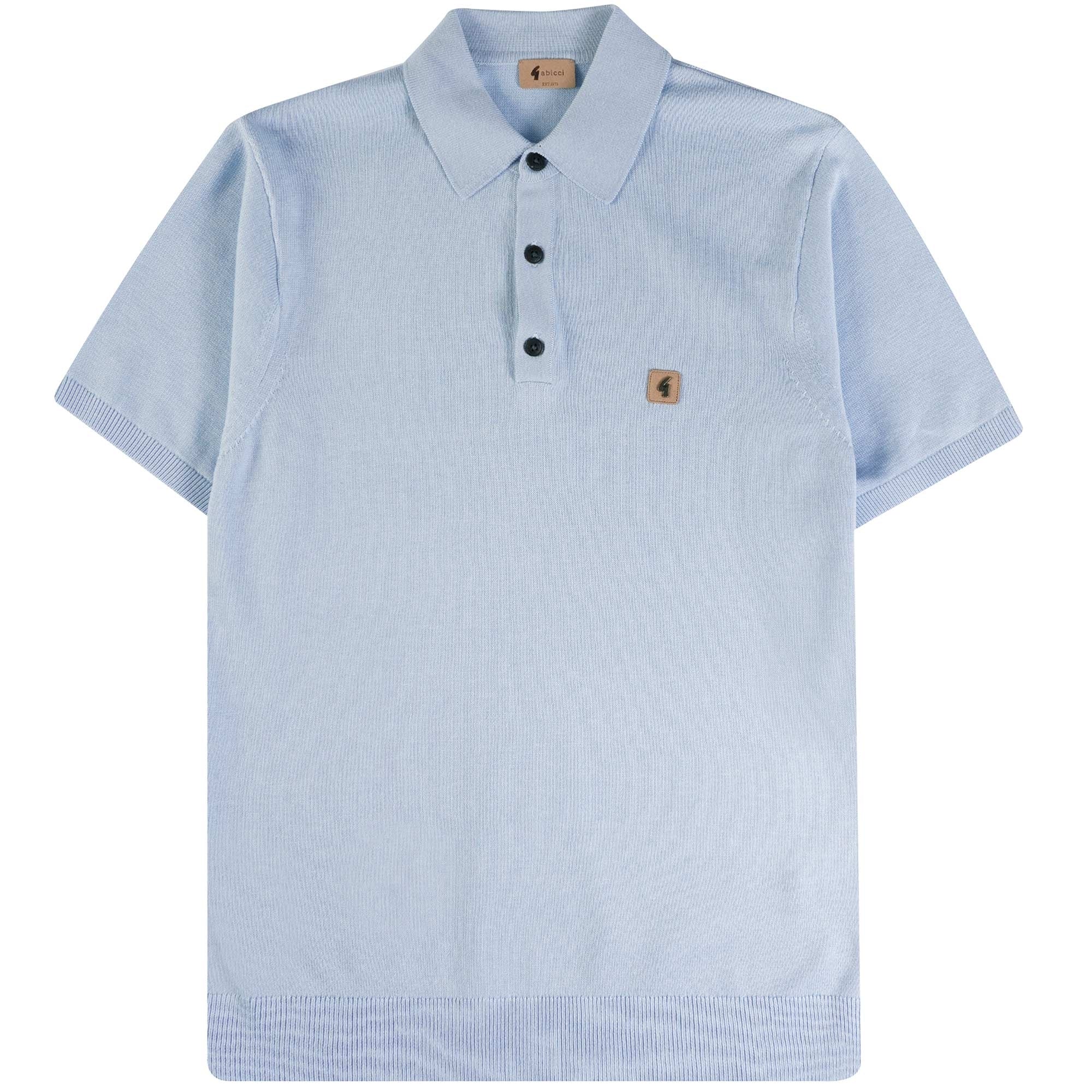 Gabicci Vintage Jackson Polo Shirt - Skylight